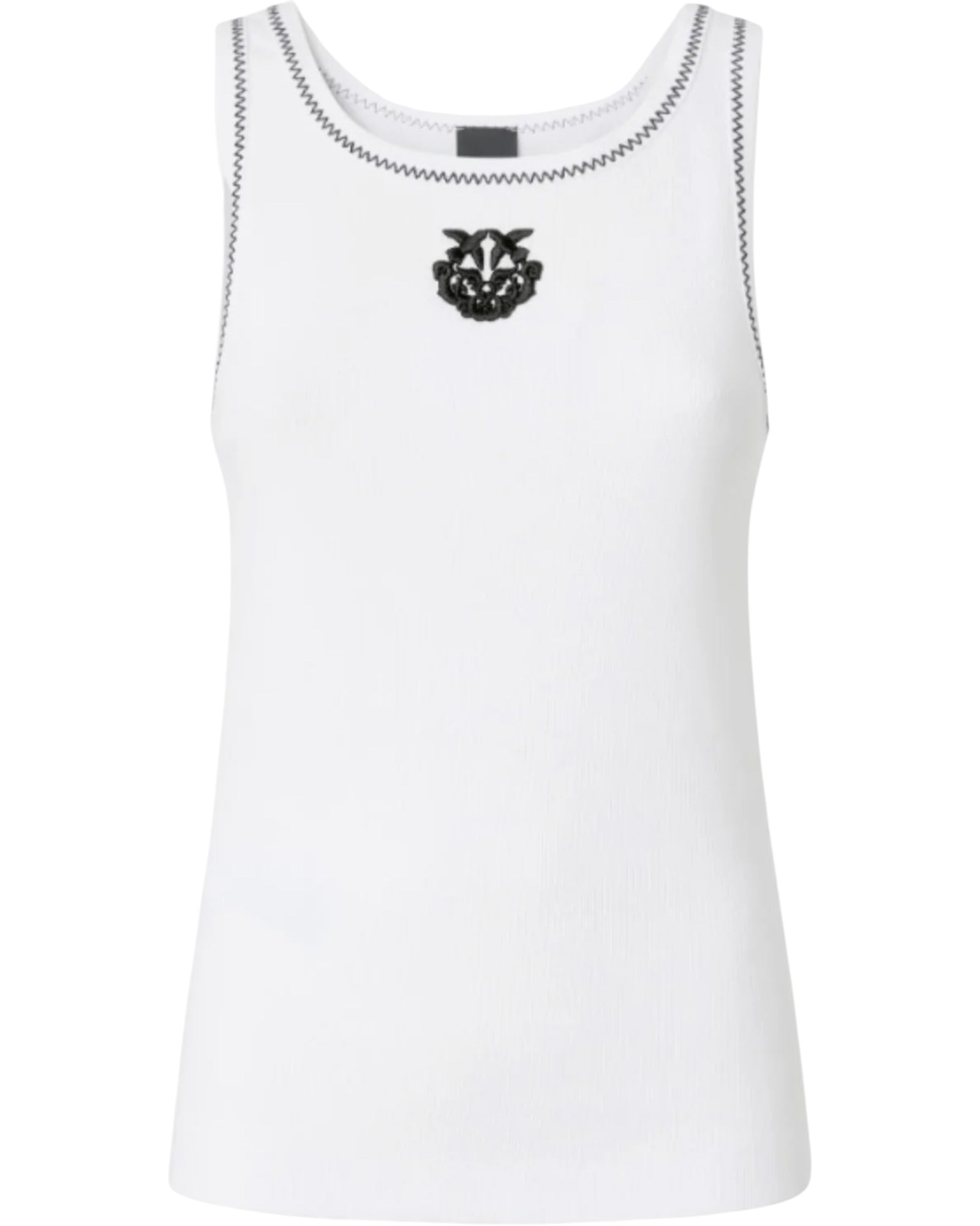 Αμάνικο τοπ με κεντημένο λογότυπο LOVE BIRDS BITETTO