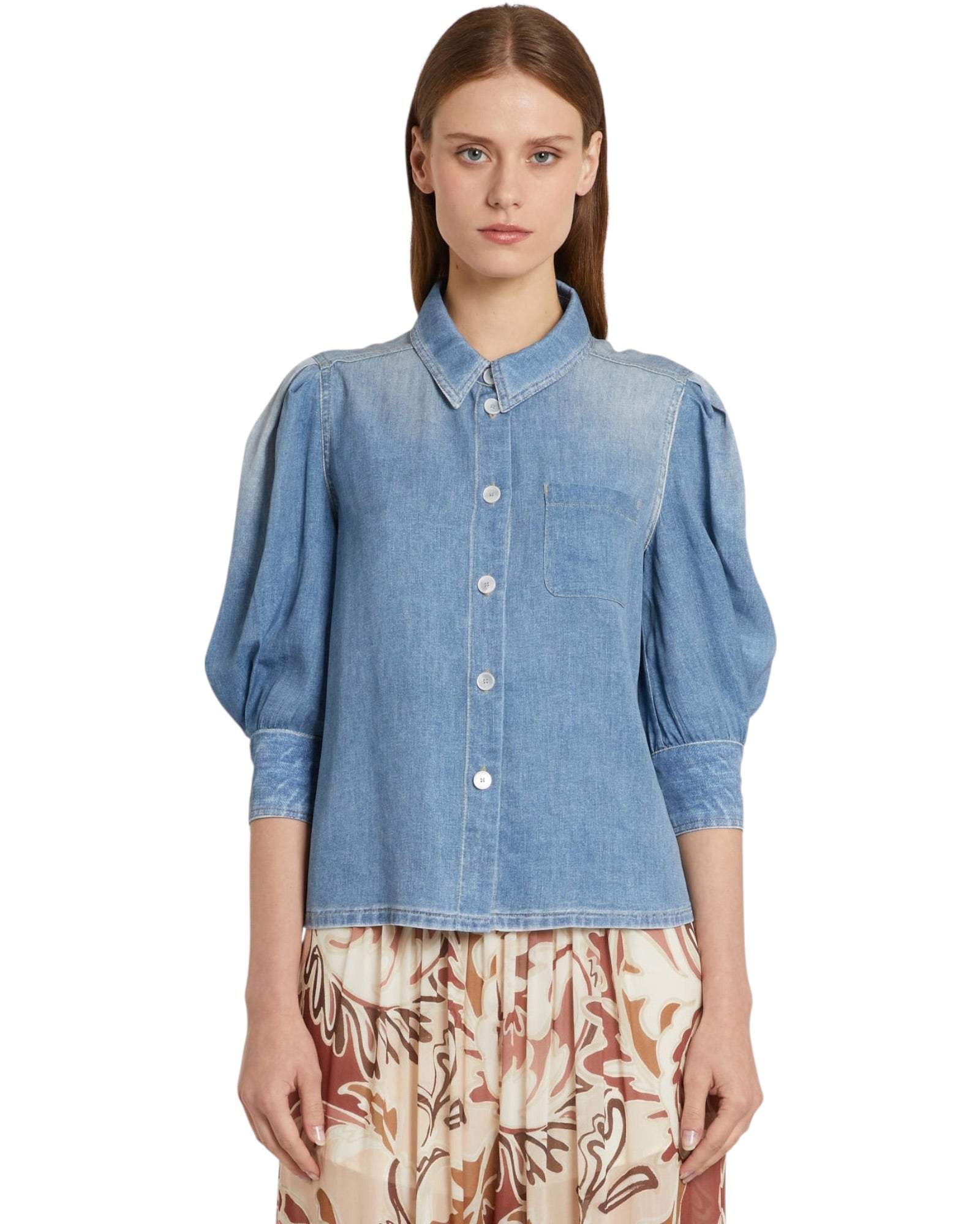 Denim πουκάμισο MLSROMANA