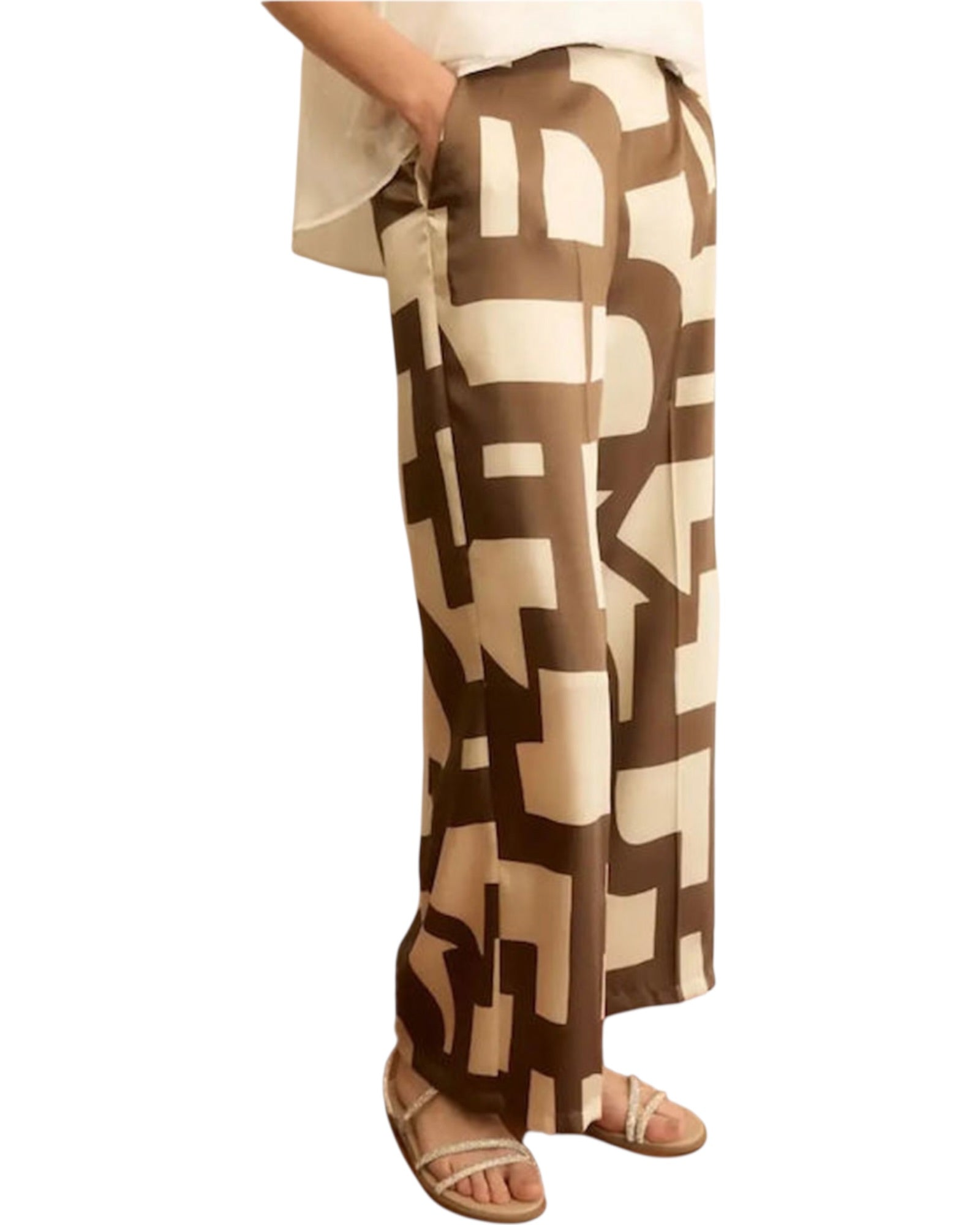 Παντελόνι με ψηλή μέση EMMALBERO