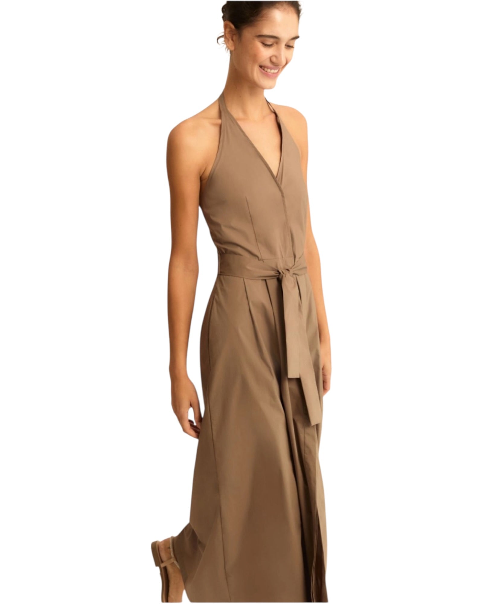 Φόρεμα από ποπλίνα με λάστιχο EMMEROICO