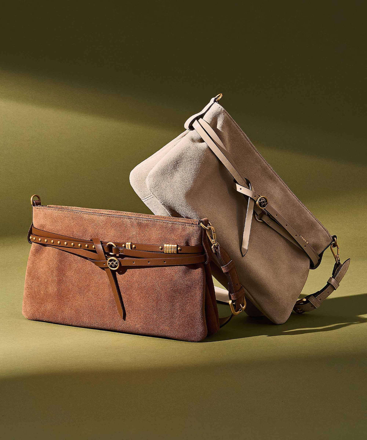 Τσάντα suede BELT BAG BIG SUEDE