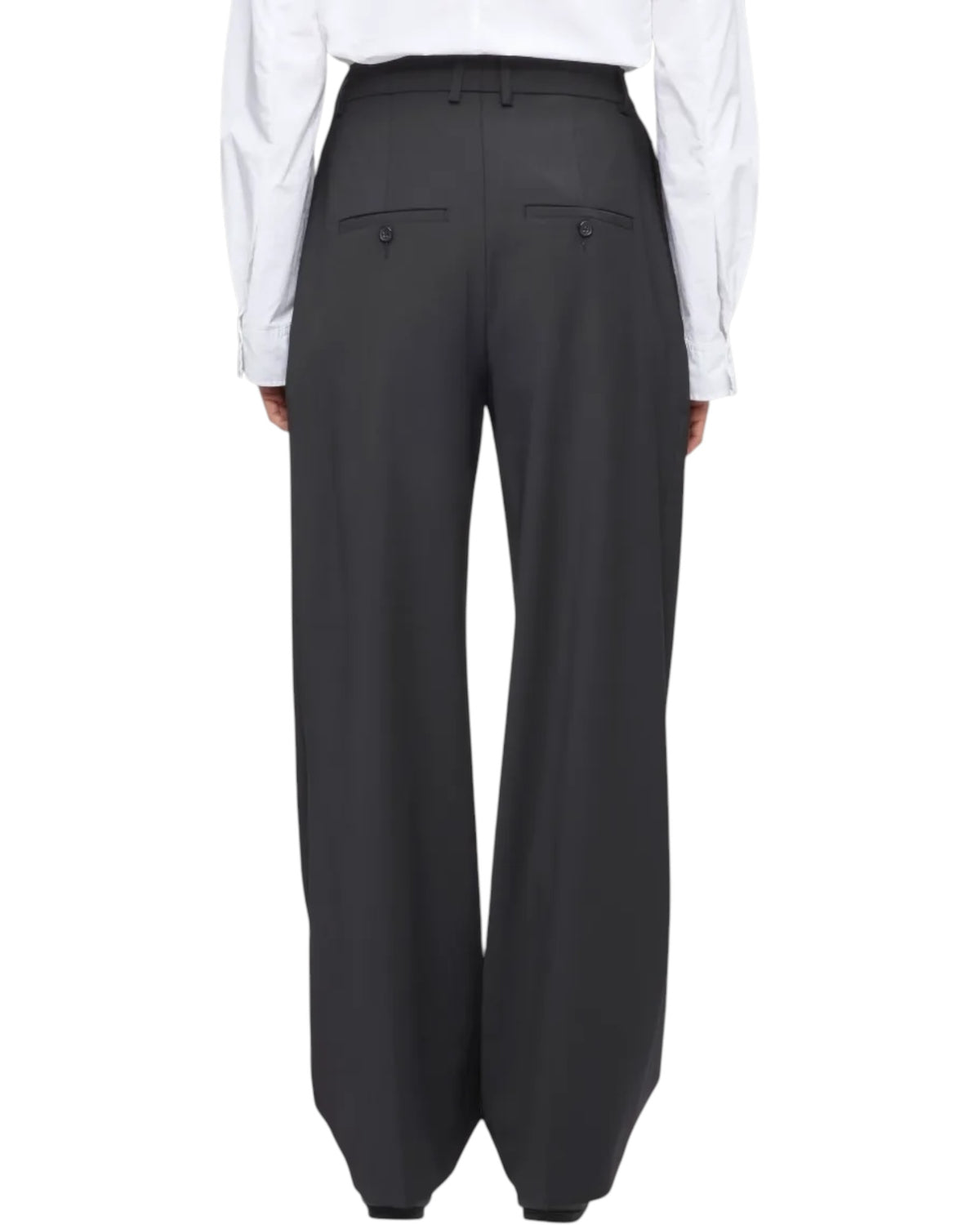 Πλισέ παντελόνι σε bi-stretch RUSTLE