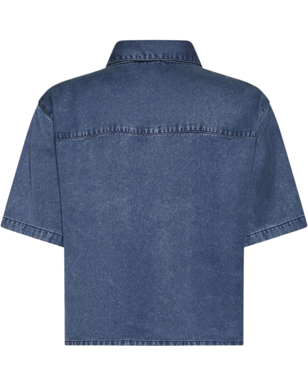 Denim κοντομάνικο πουκάμισο AMARA