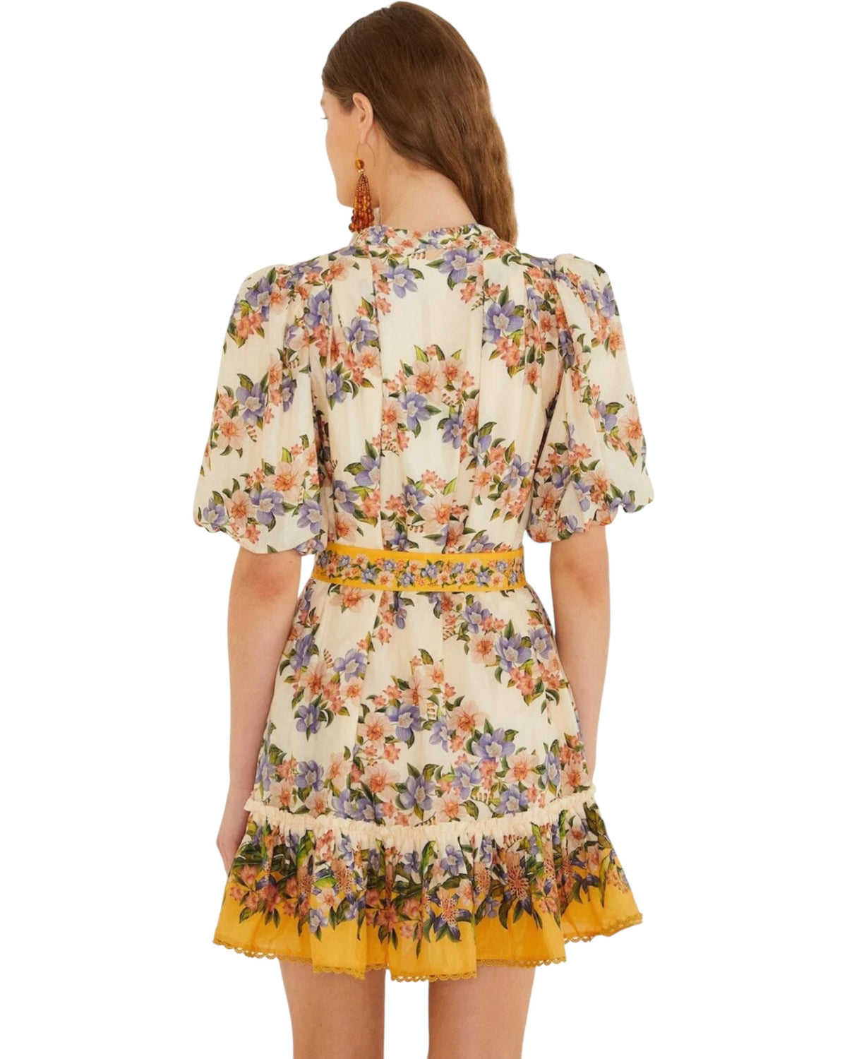 Mini floral φόρεμα Sand Hilo Stripes