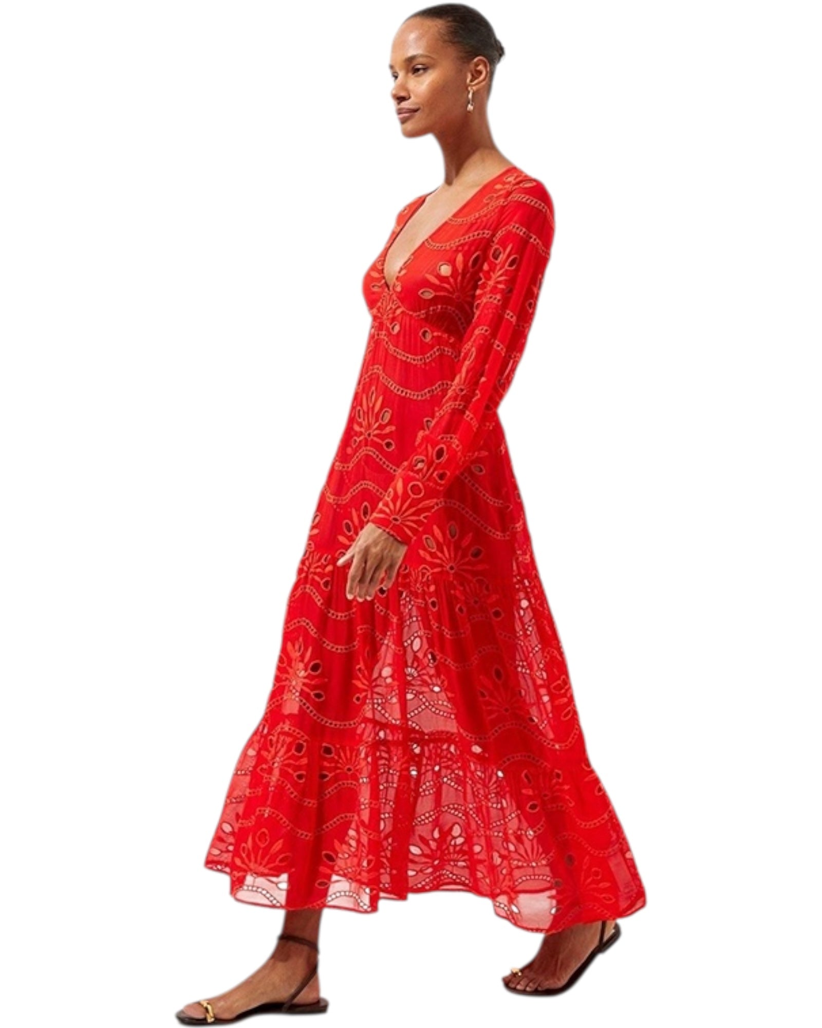 Maxi φόρεμα παραλίας Georgette