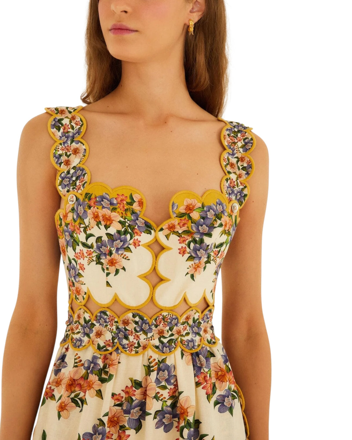 Midi floral φόρεμα HILO