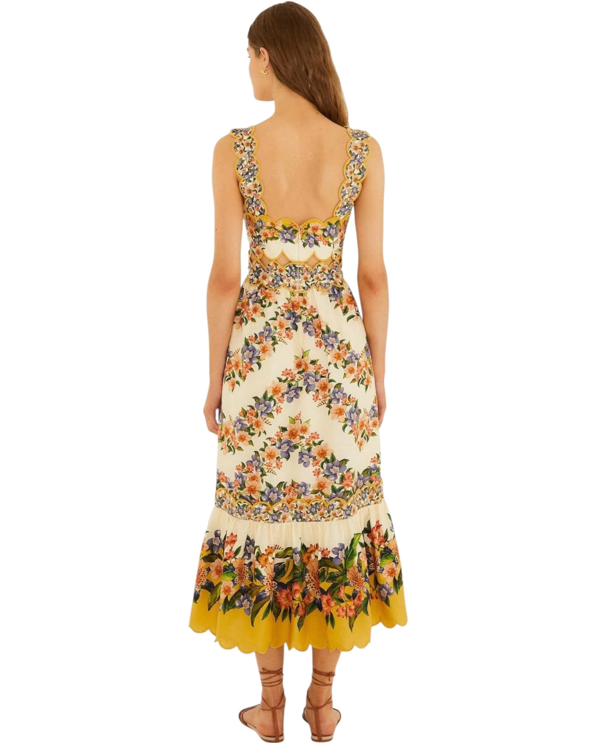Midi floral φόρεμα HILO
