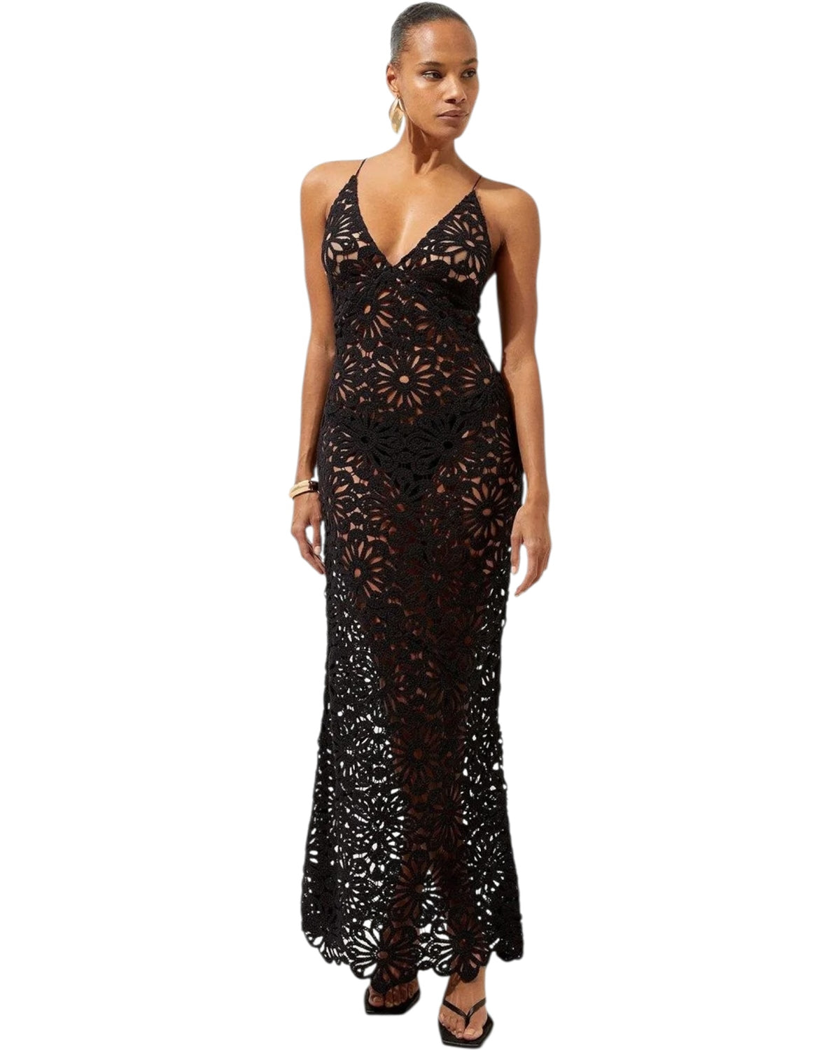 Maxi φόρεμα crochet