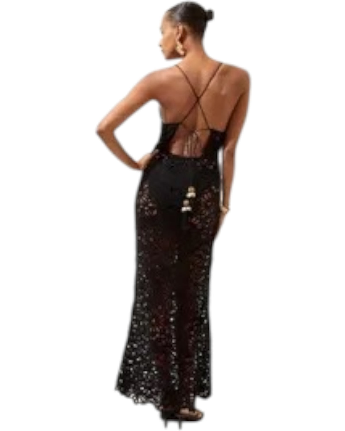 Maxi φόρεμα crochet