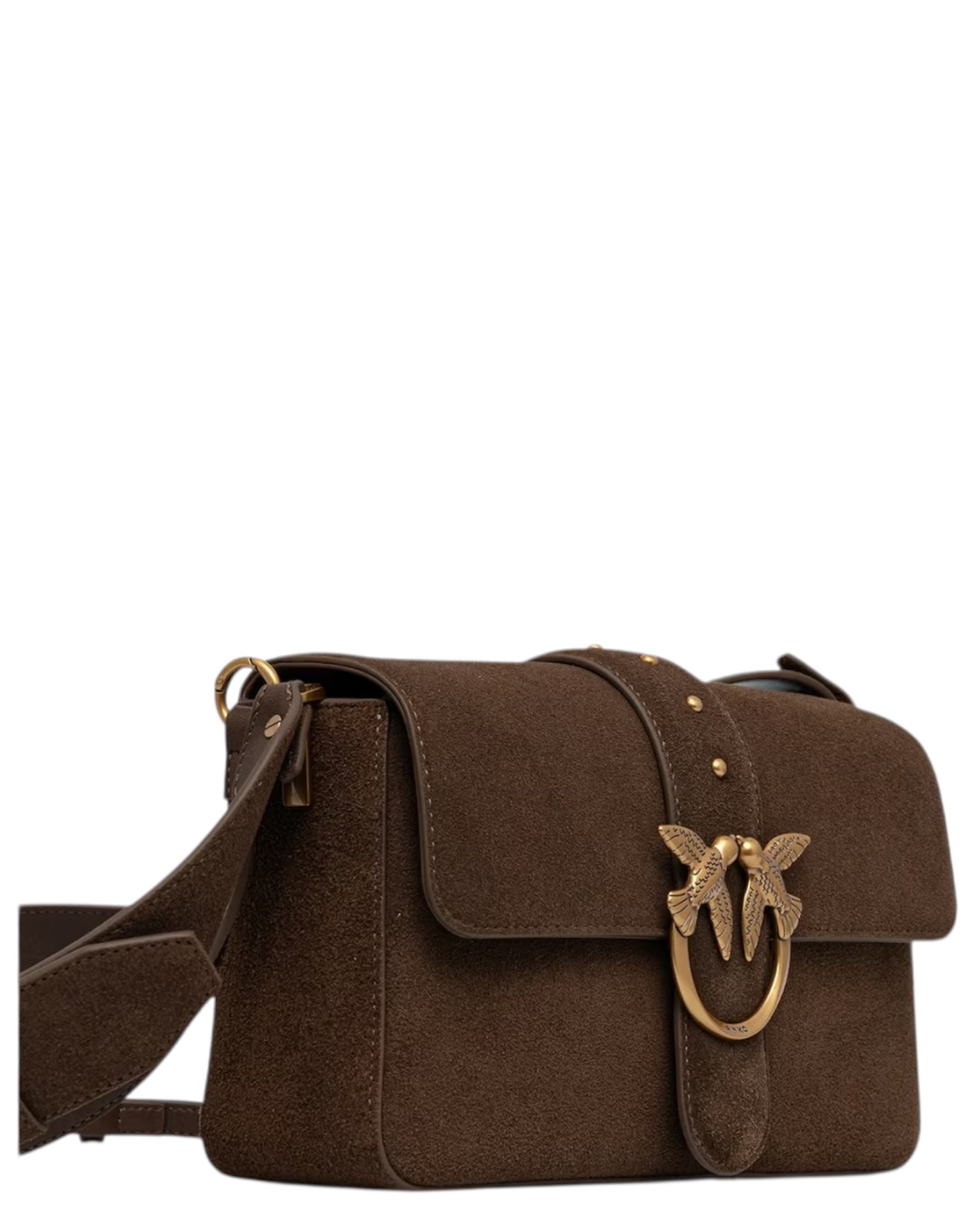 Τσάντα ώμου LOVE ONE MINI SLOUCHY SUEDE
