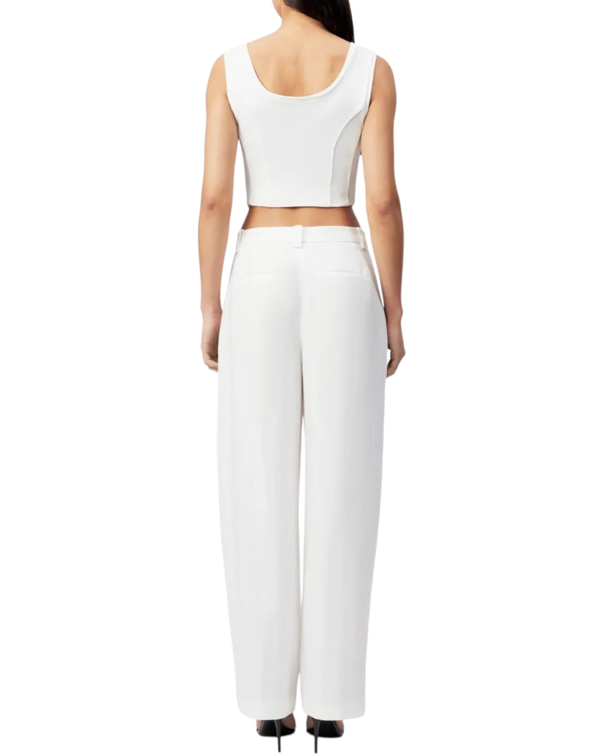 Crop top με λεπτομέρειες κορσέ AGAPA
