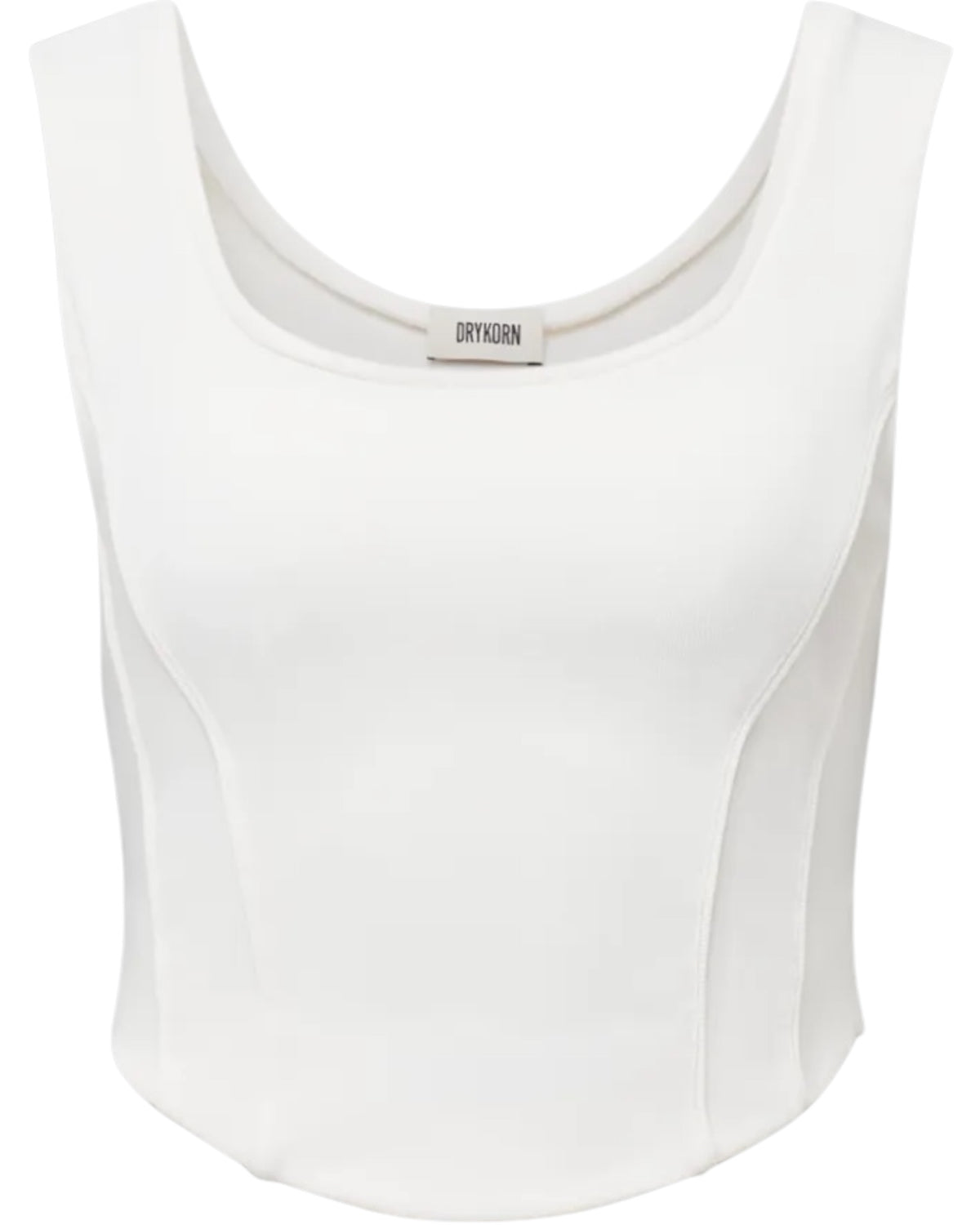 Crop top με λεπτομέρειες κορσέ AGAPA