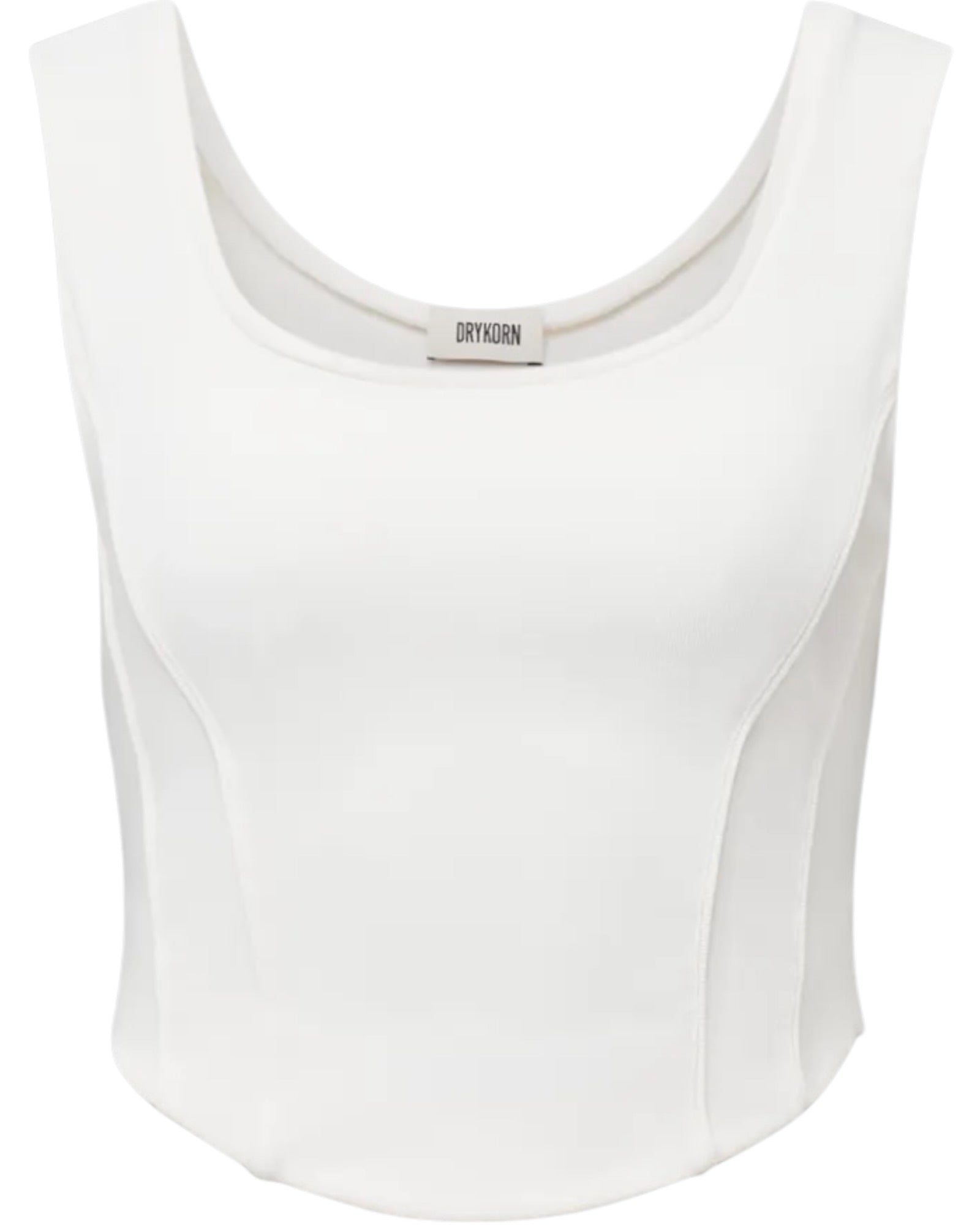 Crop top με λεπτομέρειες κορσέ AGAPA