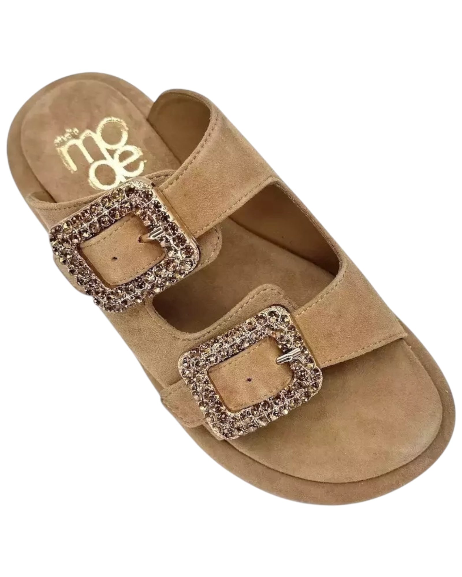 ΔΕΡΜΑΤΙΝΑ SUEDE ΣΑΝΔΑΛΙΑ BEIGE