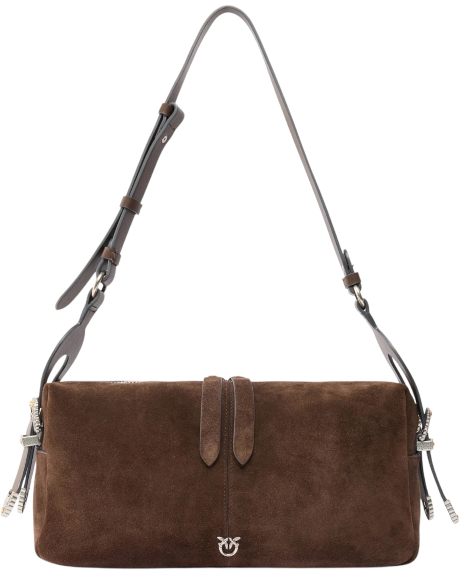 Τσάντα ώμου μεσαίου μεγέθους από σουέτ 24 CLASSIC SUEDE
