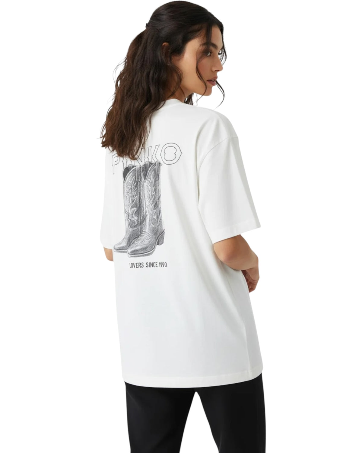 T-shirt με vintage λογότυπο CARMAGNOLA