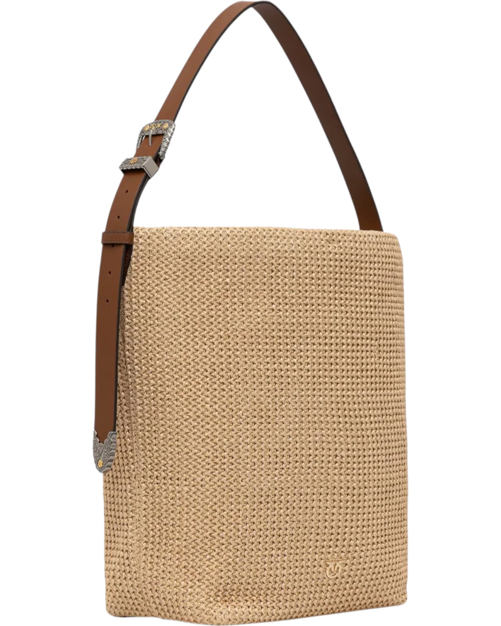 Τσάντα BUCKET BIG TRITTICO RAFIA