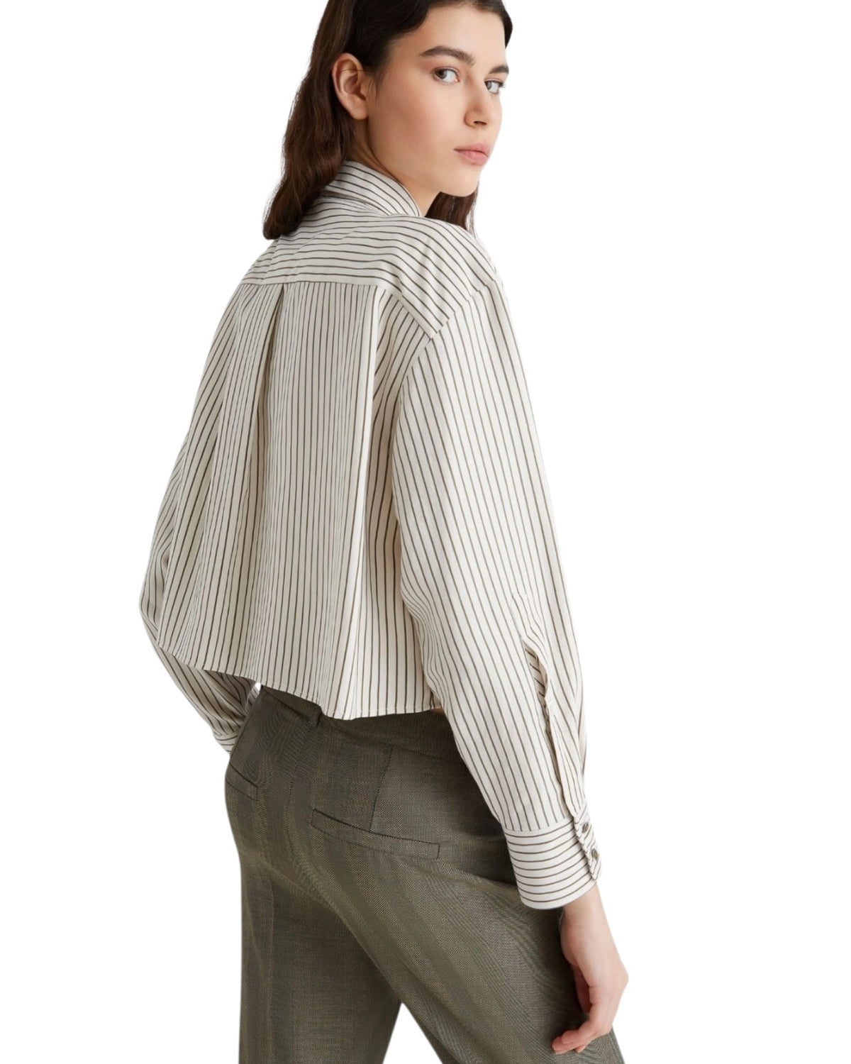 Πουκάμισο cropt με ρίγες  DUKE