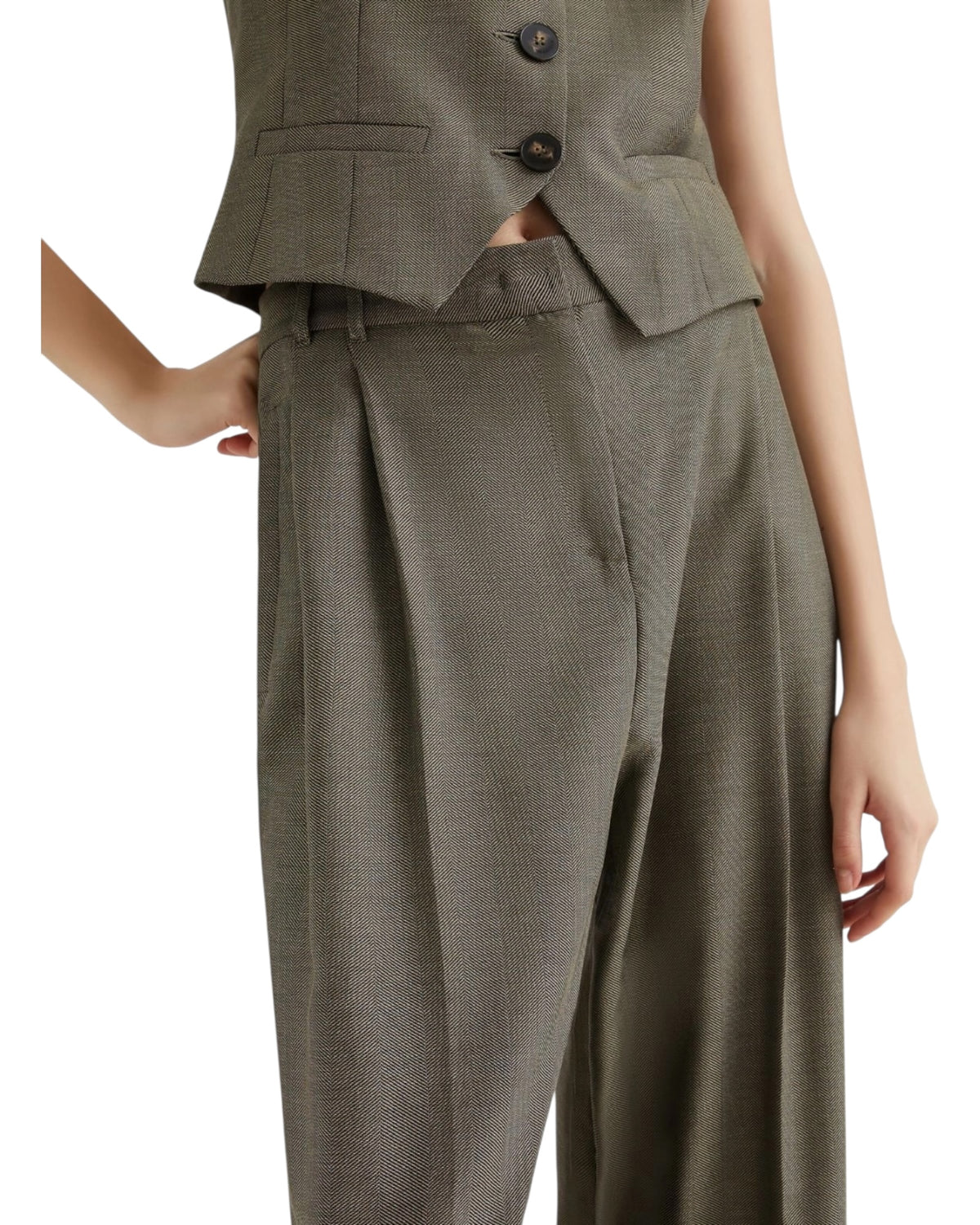 Παντελόνι σε φαρδιά γραμμή HULL