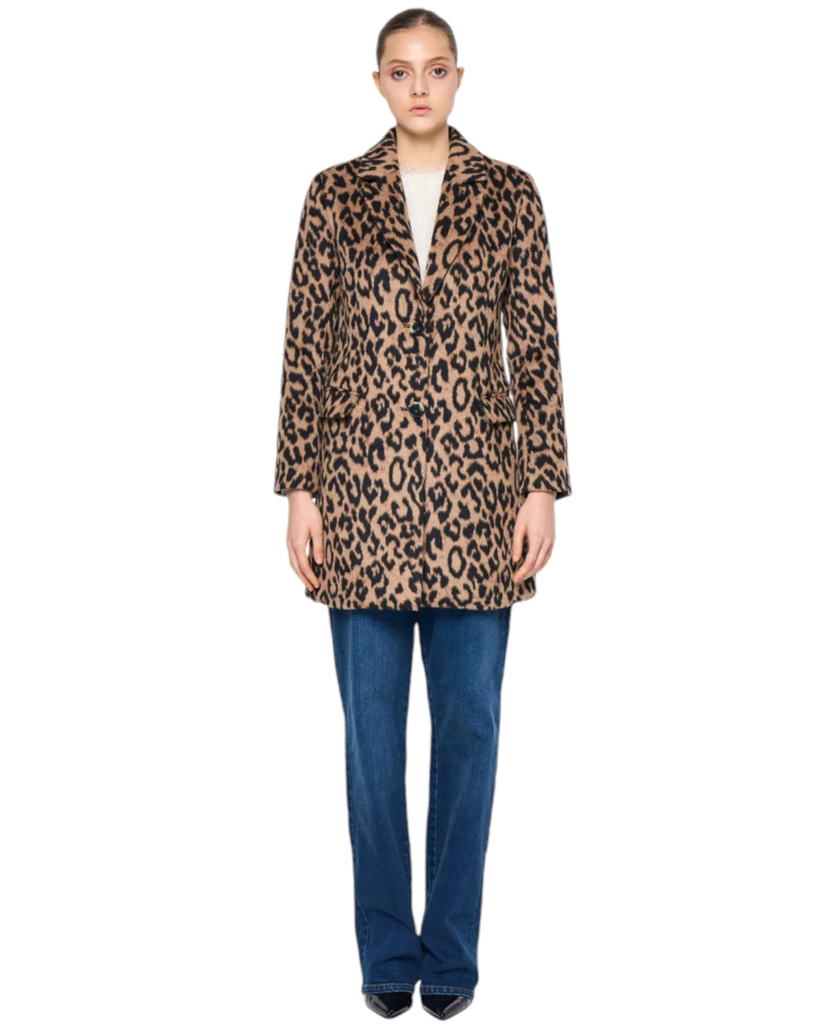Παλτό με leopard print AURESI