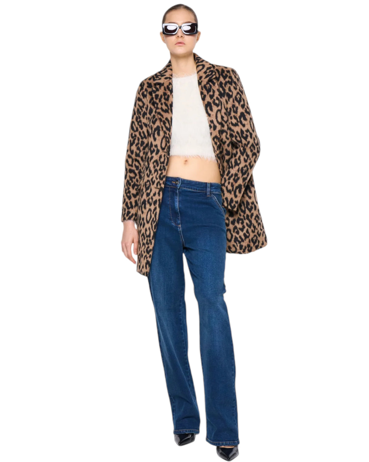 Παλτό με leopard print AURESI