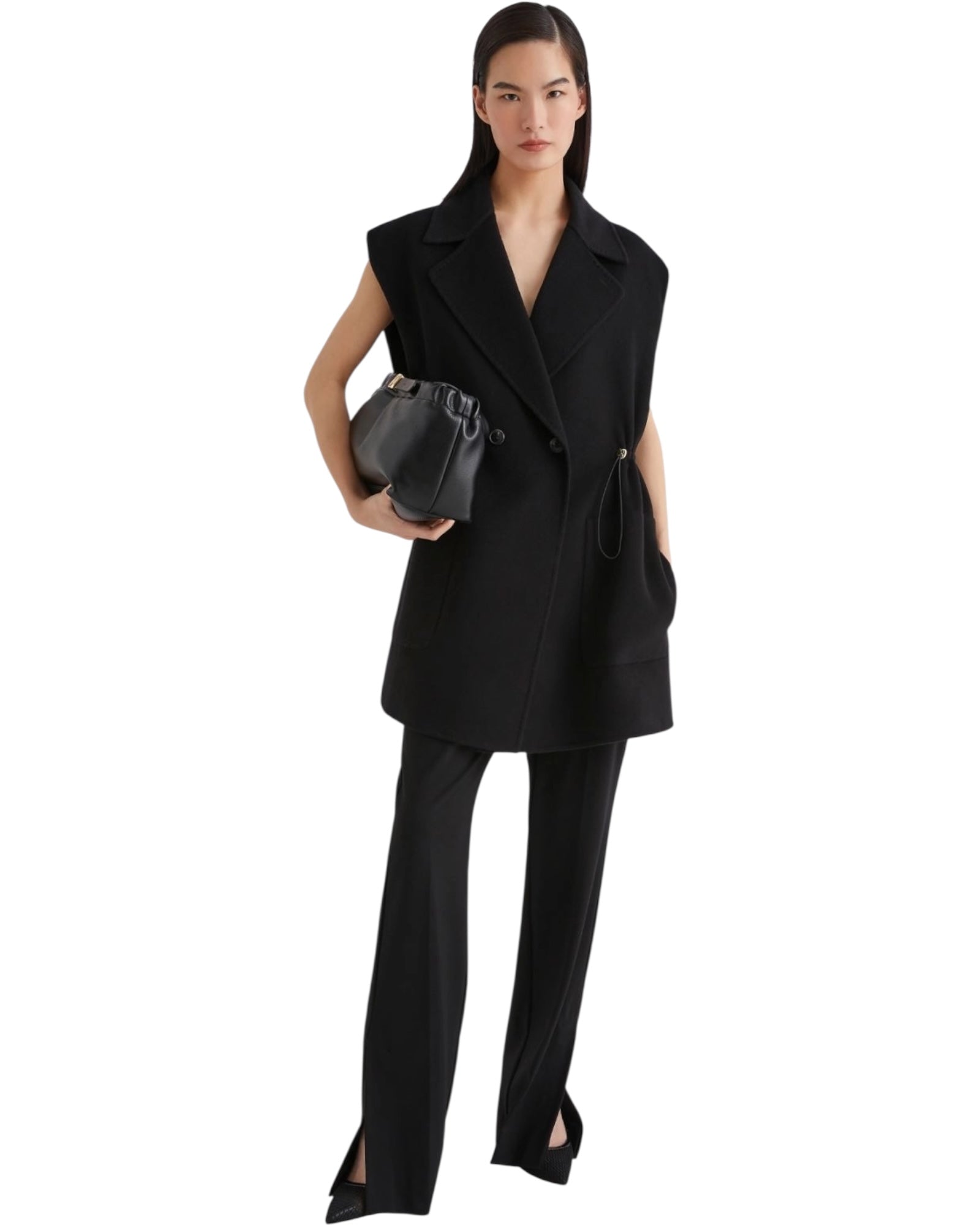 Μακρύ μάλλινο γιλέκο MOLE