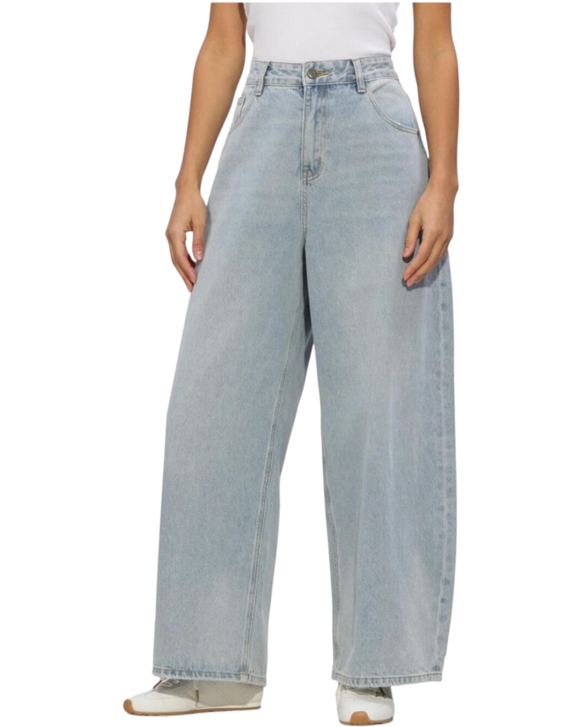 Ψηλόμεσο wide leg τζιν