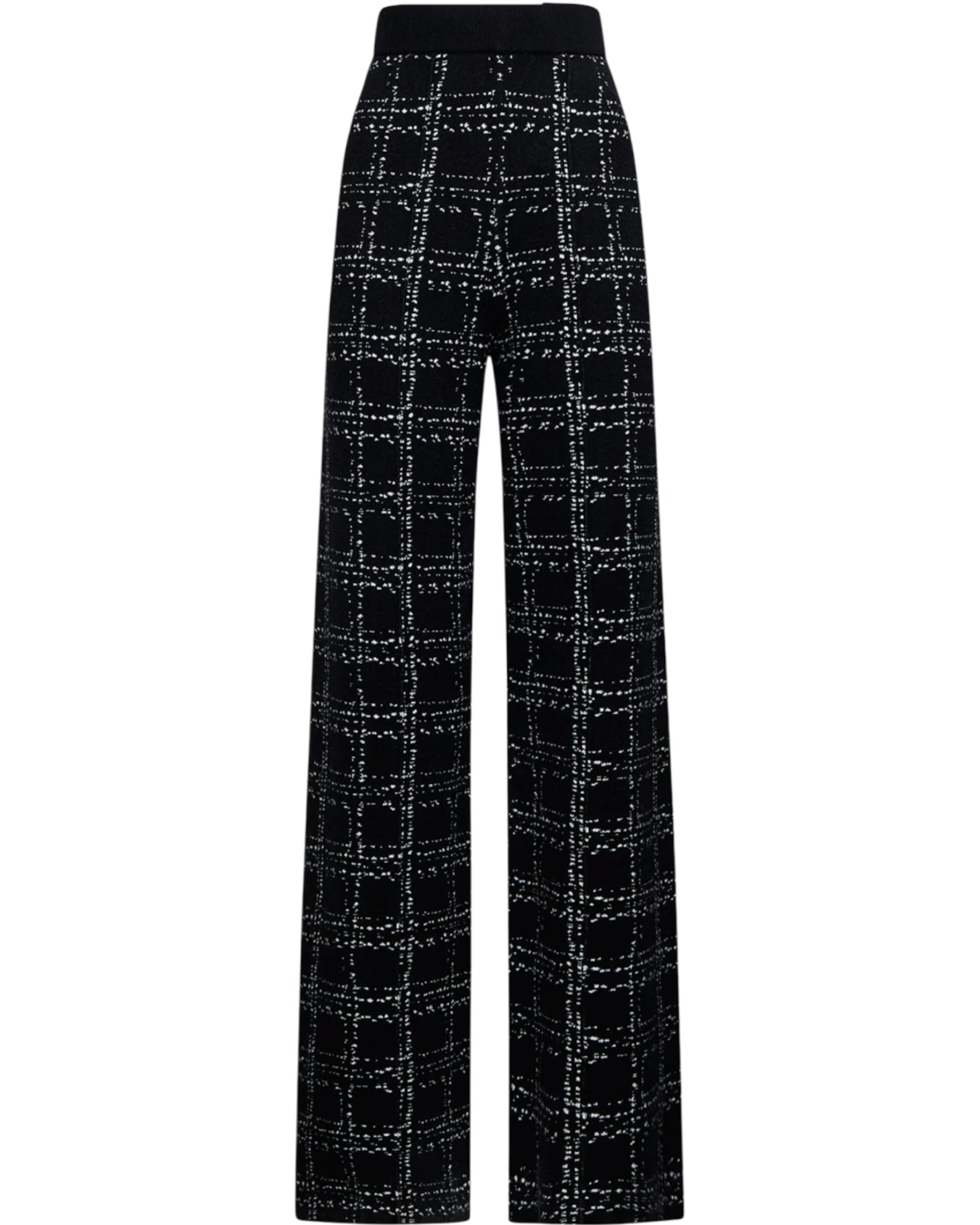 Μαύρο παντελόνι με σχέδιο σε αντίθεση HEIDDEGER