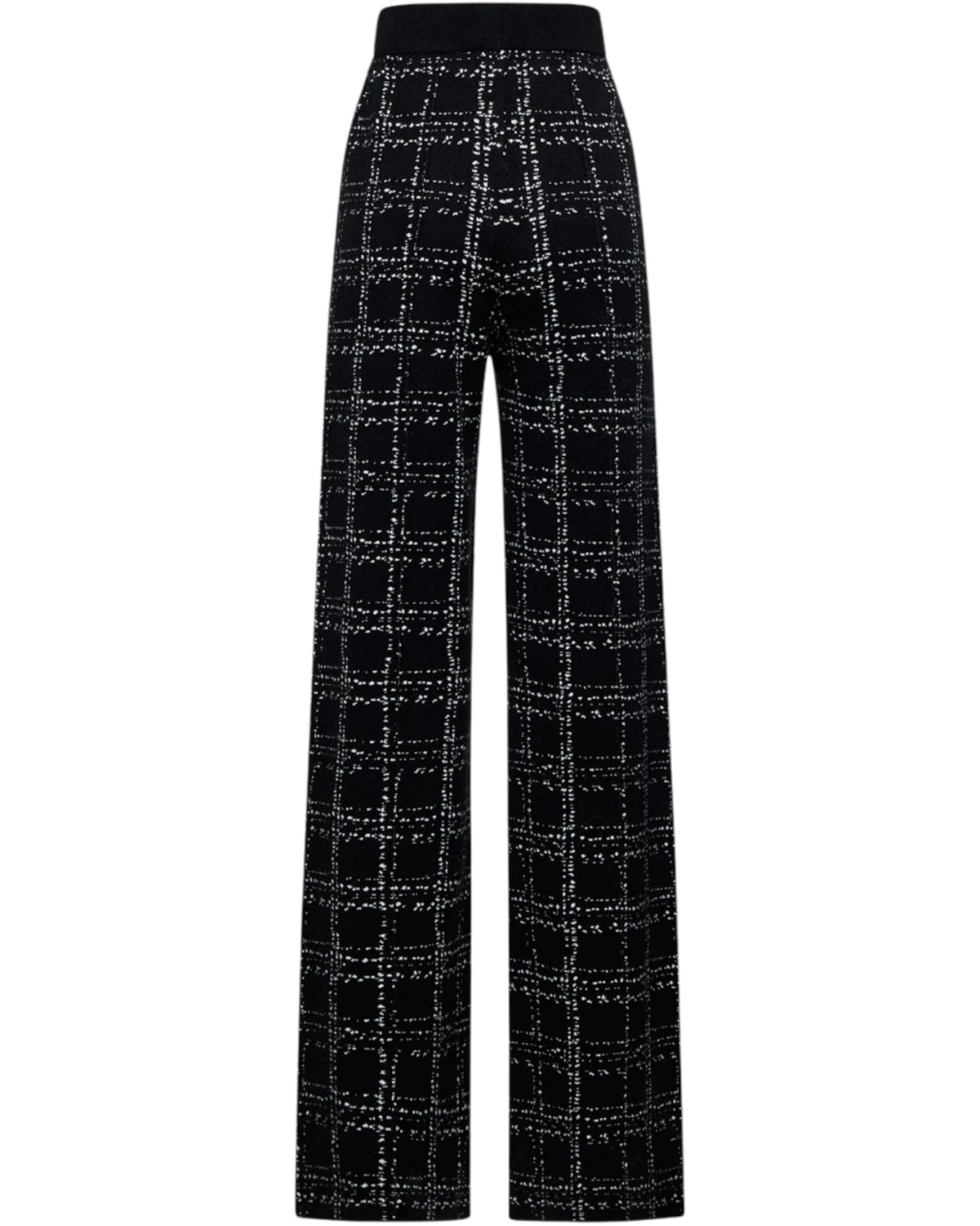 Μαύρο παντελόνι με σχέδιο σε αντίθεση HEIDDEGER