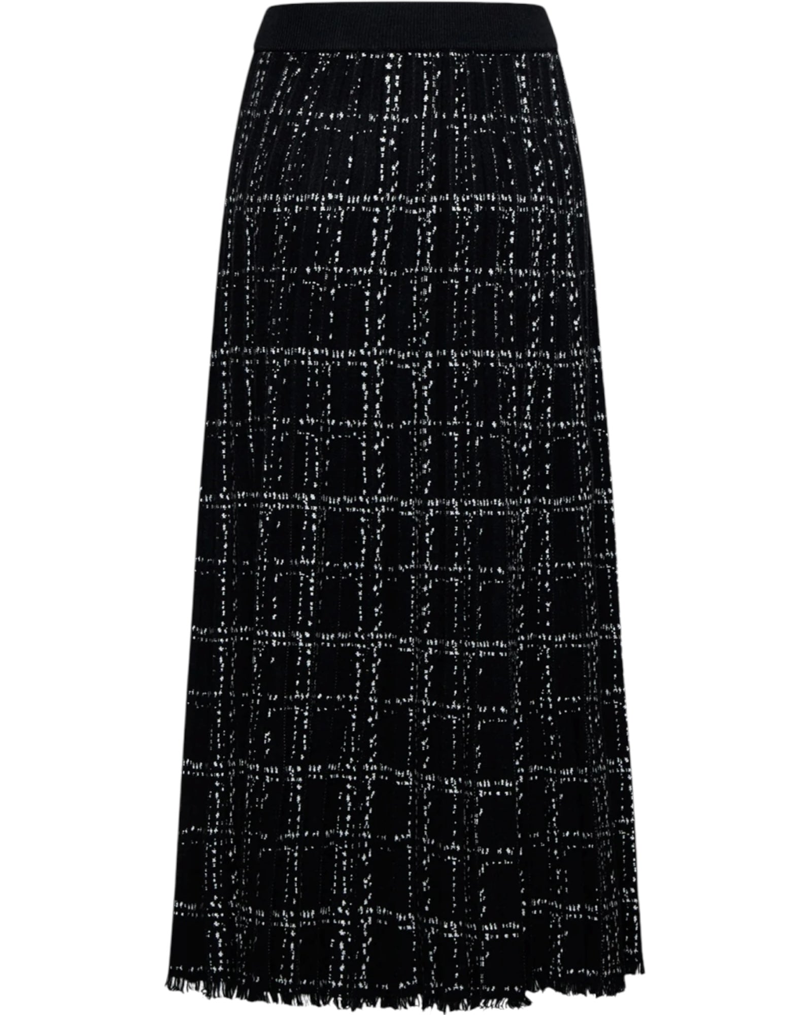 Φούστα φαρδιά με καρό σχέδιο HANLAN