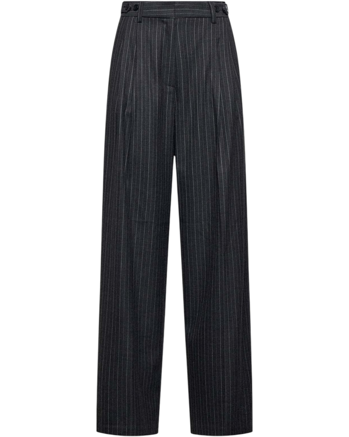 Φαρδύ παντελόνι με λεπτές ρίγες SUEFI