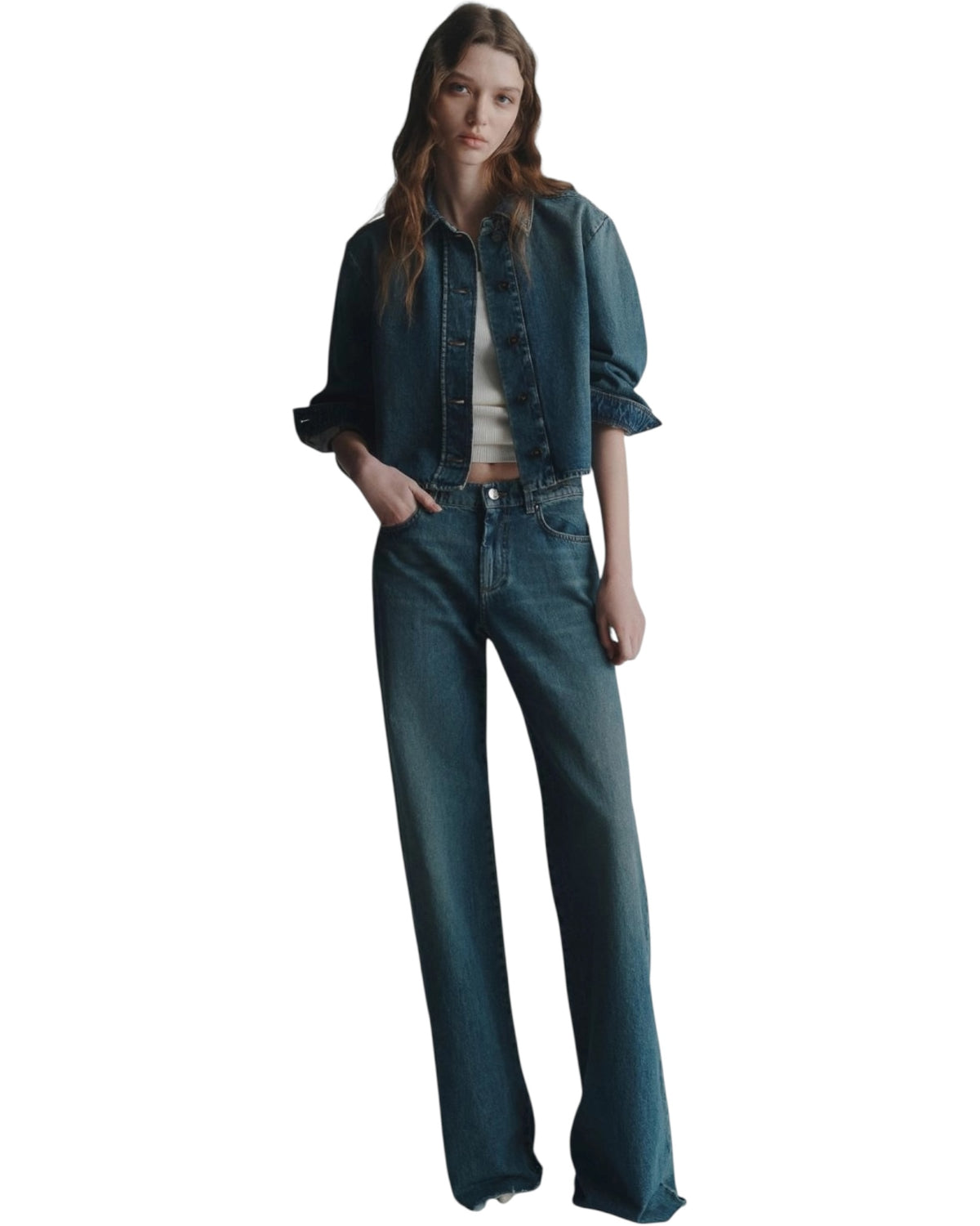 Τζιν με φαρδιά μπατζάκια WLEG