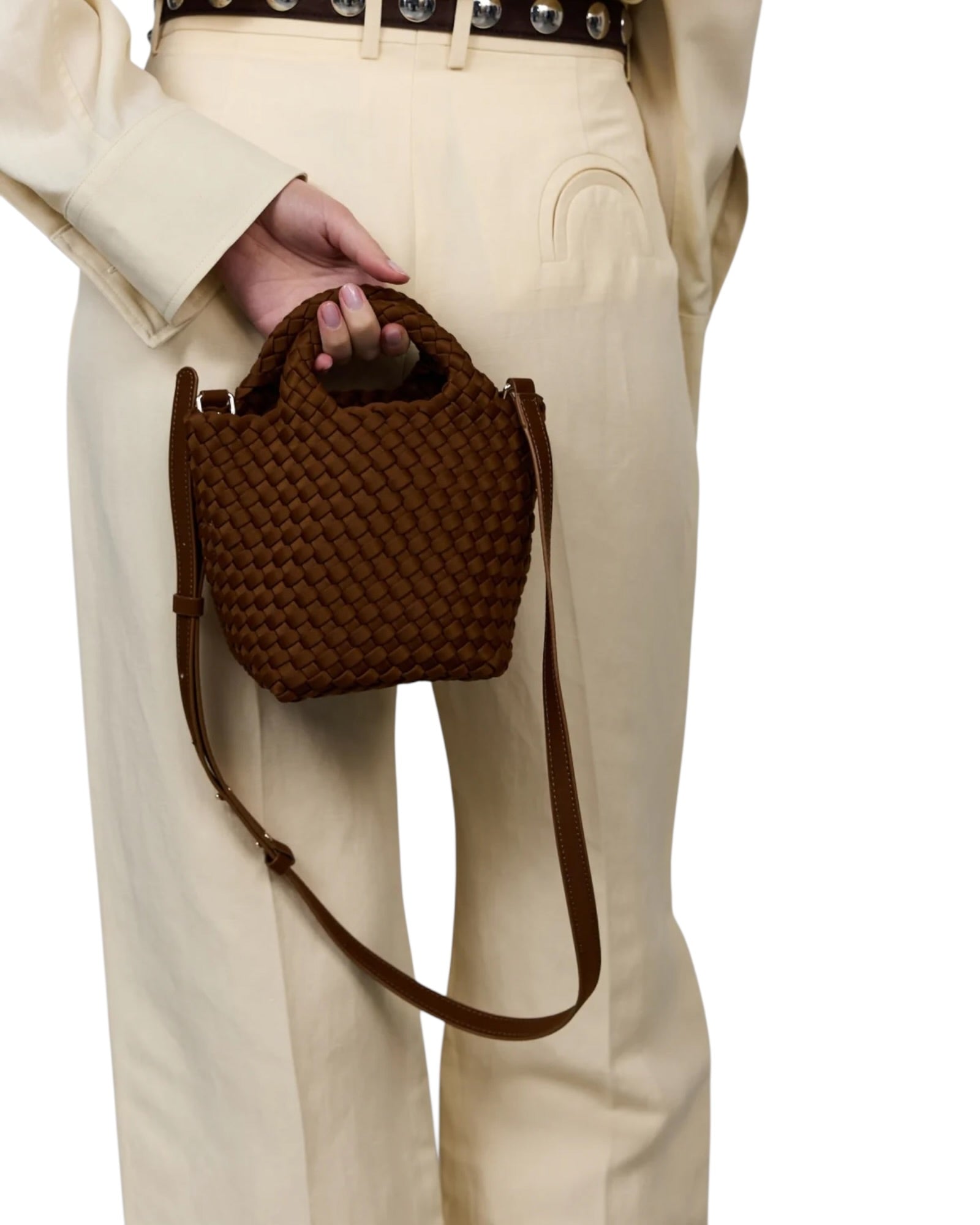 Tote τσάντα mini CARAMEL CAFE