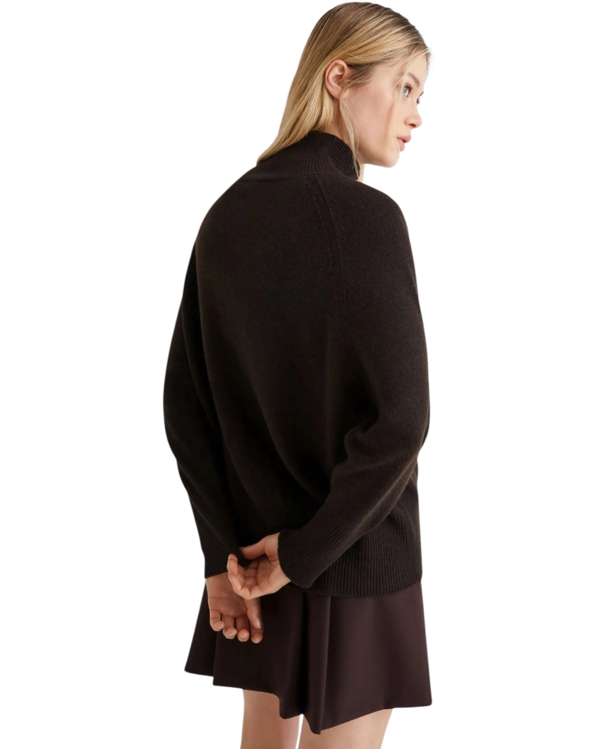 Πουλόβερ oversized από μαλλί και κασμίρ  ISMAELE