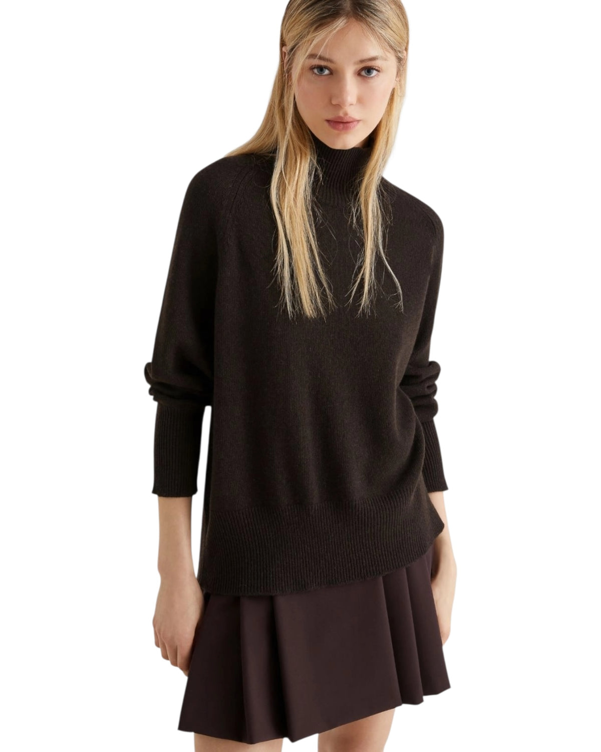 Πουλόβερ oversized από μαλλί και κασμίρ  ISMAELE