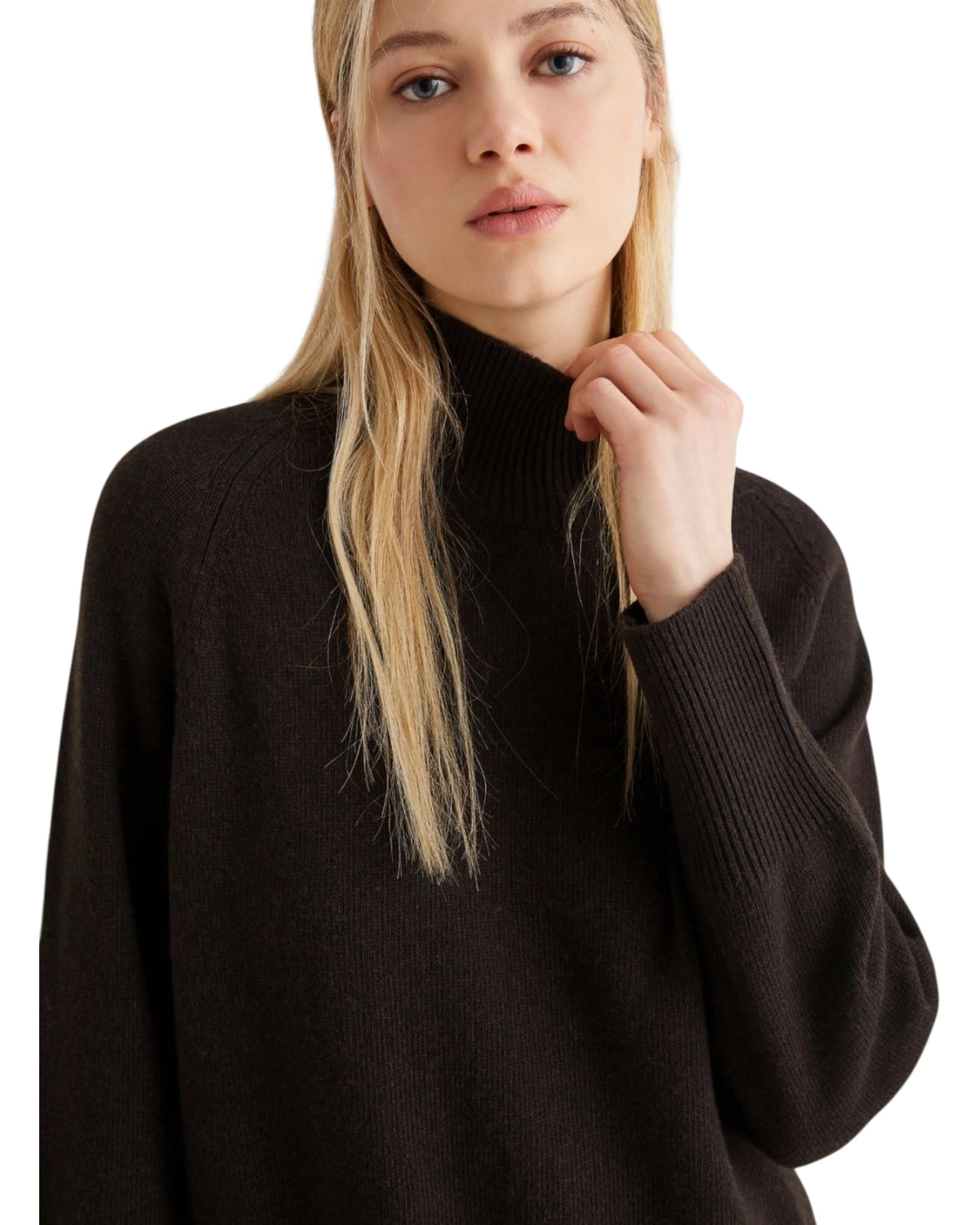 Πουλόβερ oversized από μαλλί και κασμίρ  ISMAELE