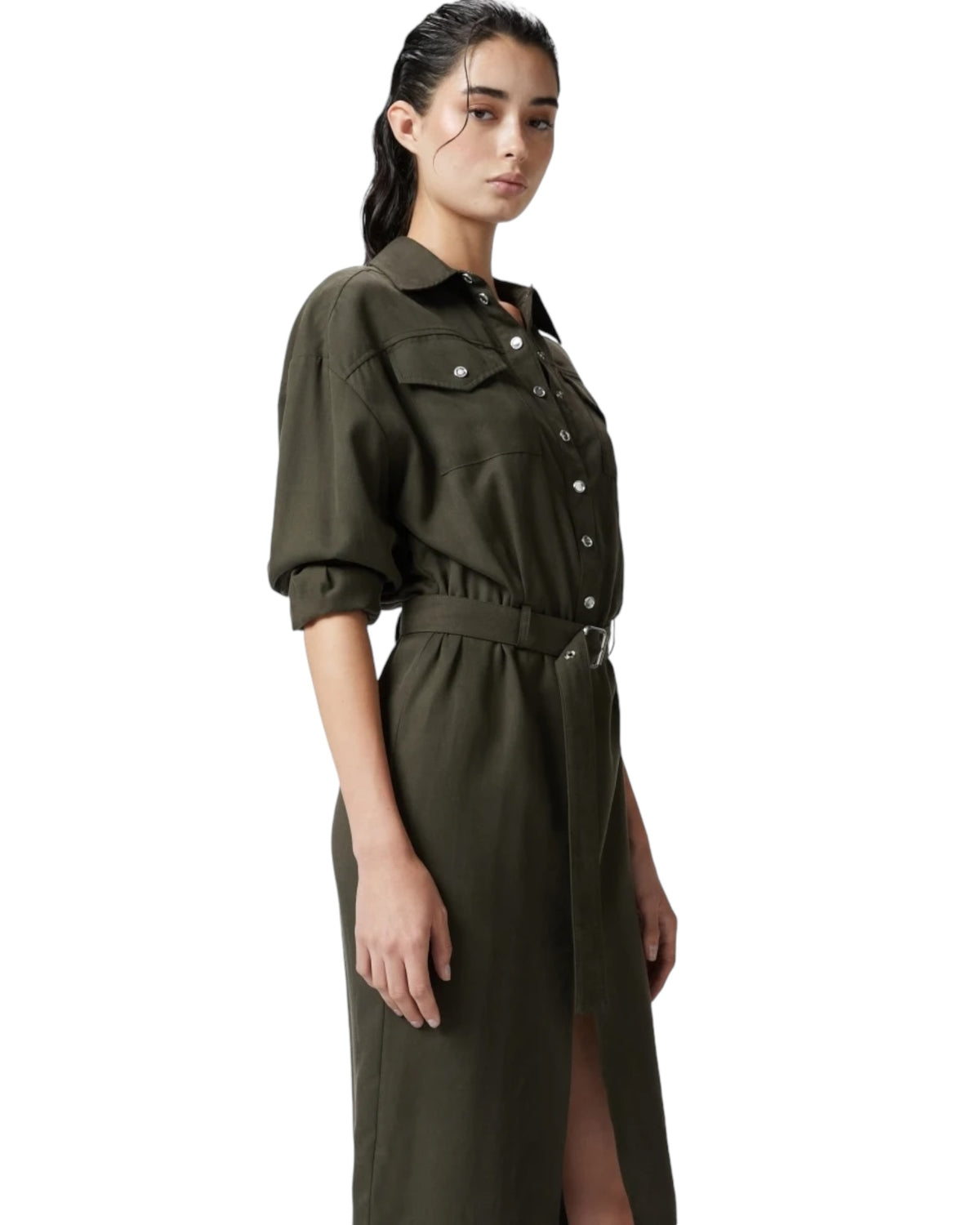 Φόρεμα Midi με ζώνη AFFETTATRICE