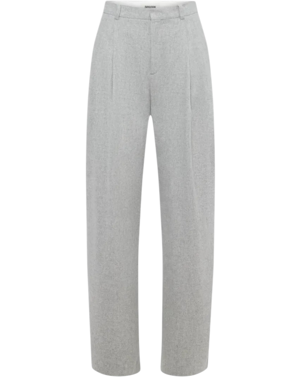 Casual πλισέ παντελόνι από φανέλα INK