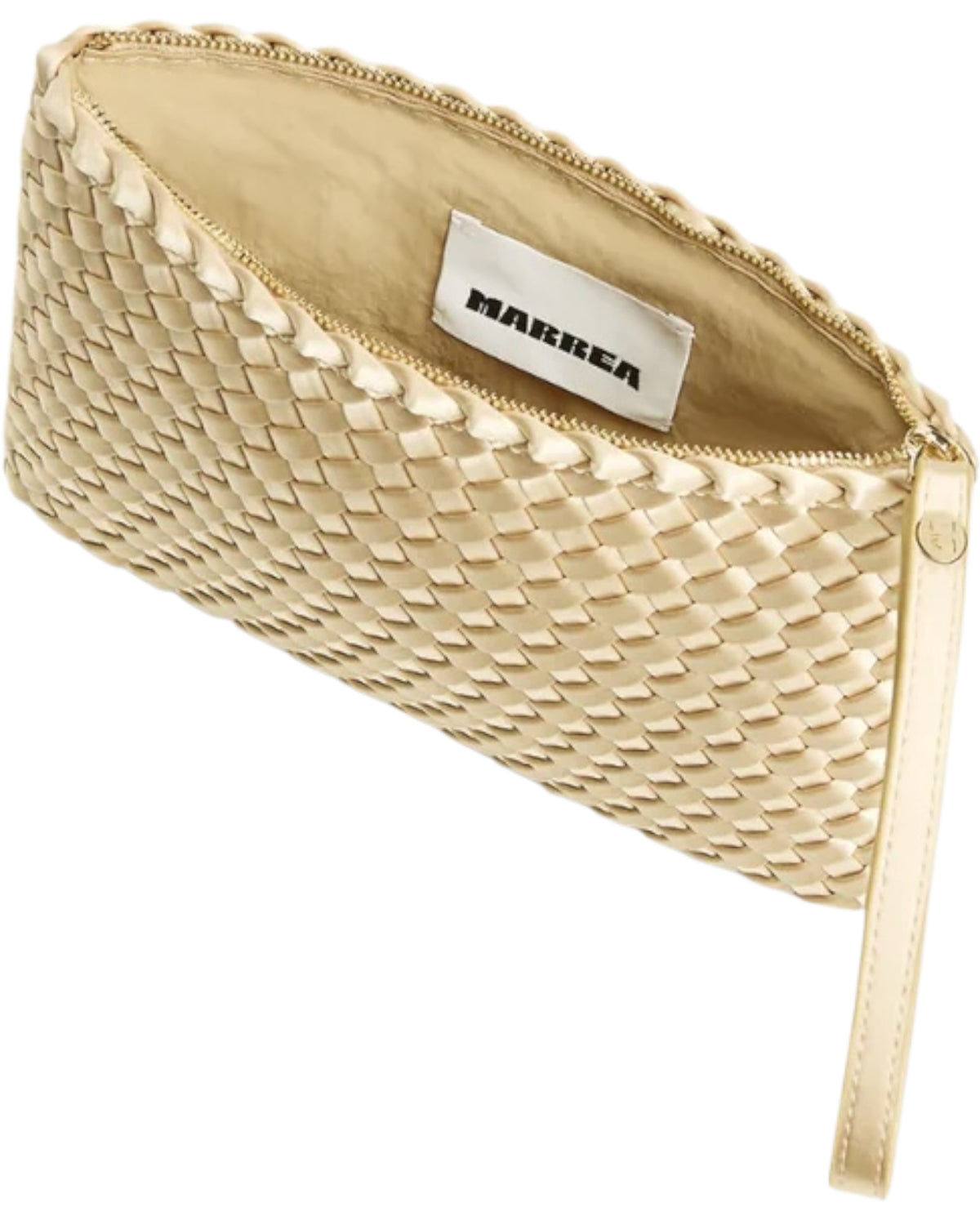 Clutch Champagne Satin Gold