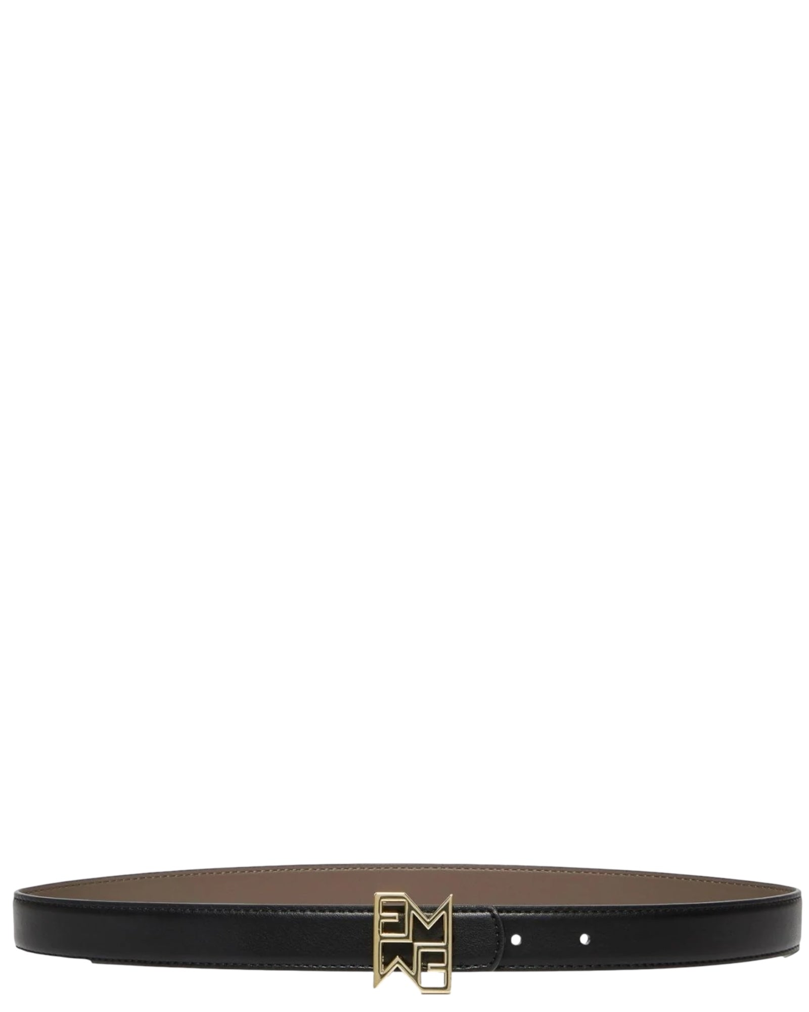 Δερμάτινη ζώνη με μεταλλική αγκράφα MAROTTA