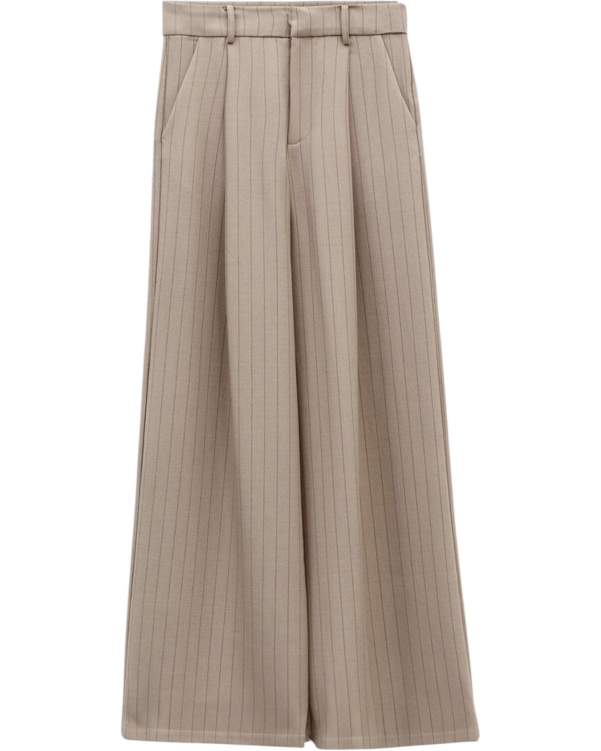 Παντελόνι wide leg ριγέ