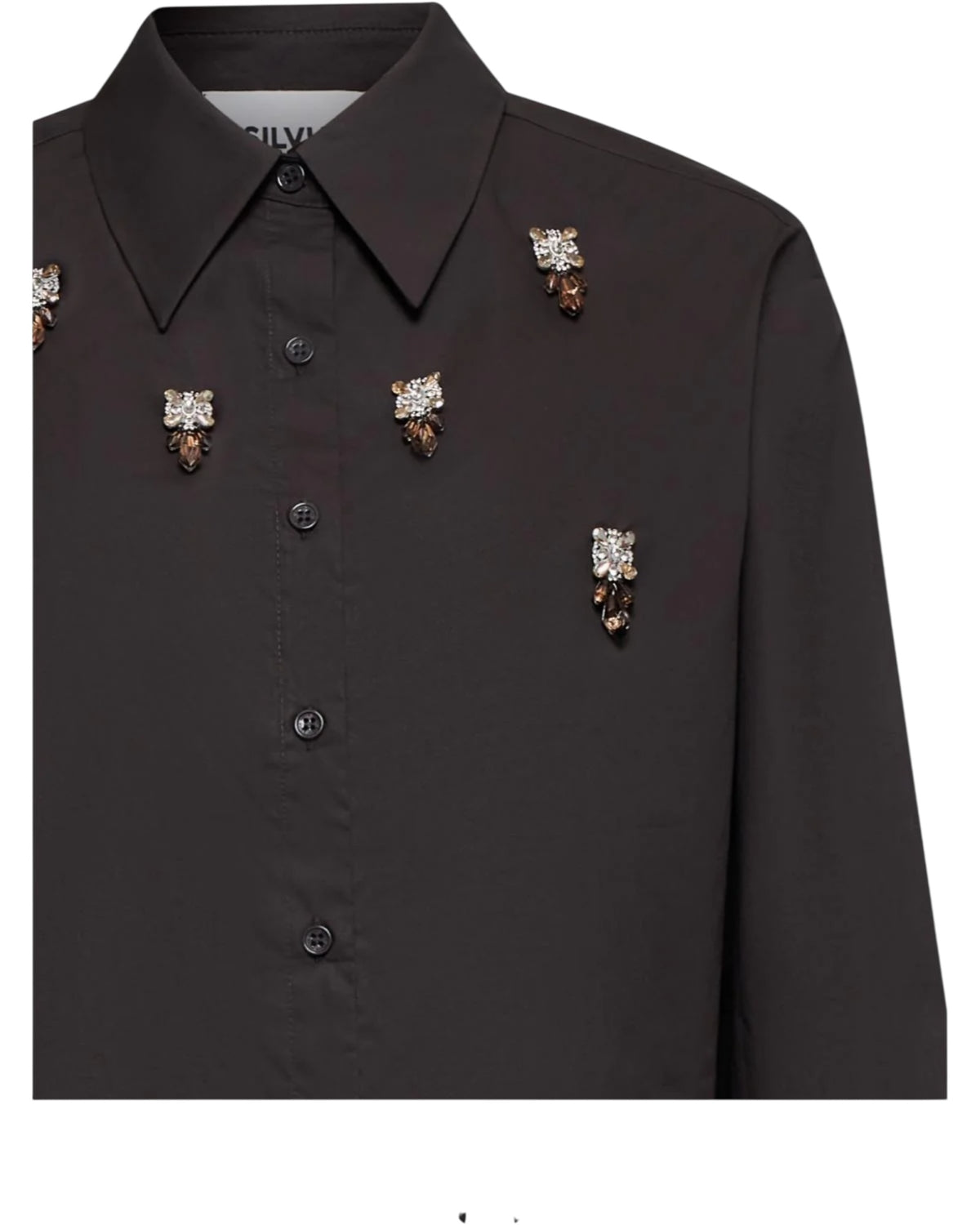 Πουκάμισο με λεπτομέρειες από κοσμήματα BOSSEJA