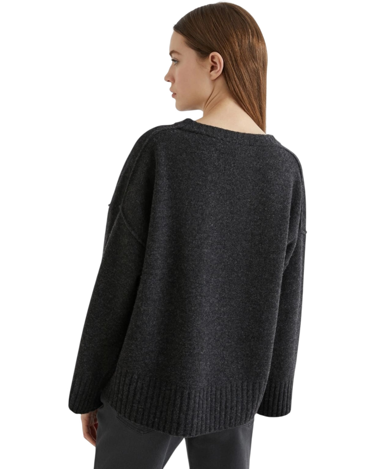 Πουλόβερ με στρογγυλή λαιμόκοψη AMELIA