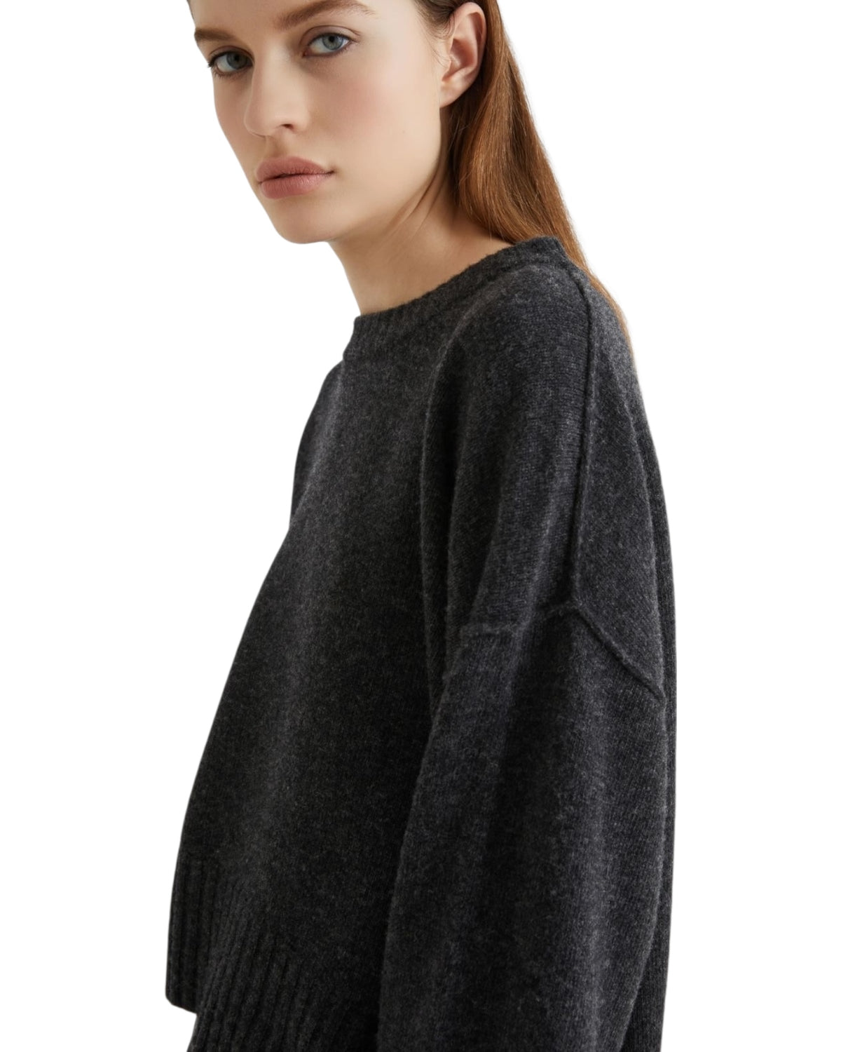 Πουλόβερ με στρογγυλή λαιμόκοψη AMELIA