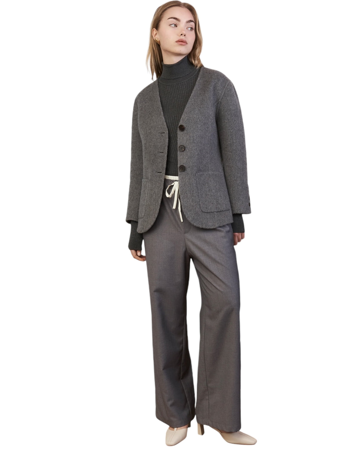 Jacket μάλλινο με κουμπιά LADY