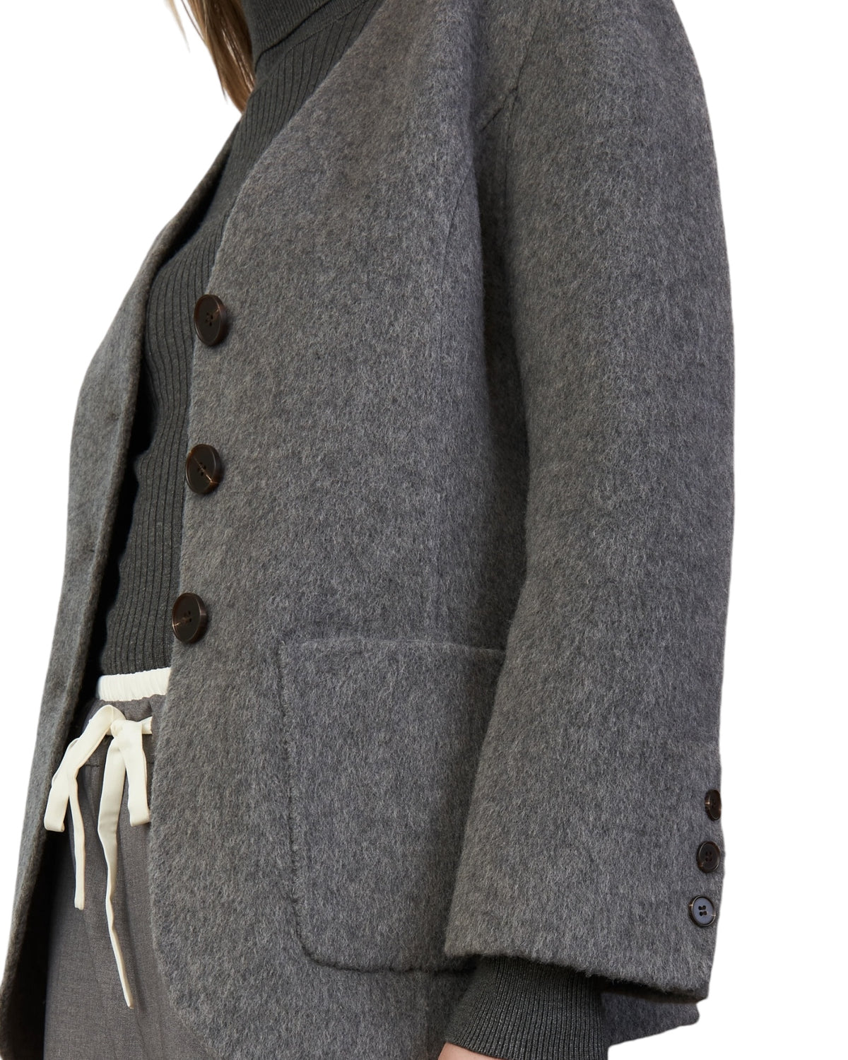 Jacket μάλλινο με κουμπιά LADY