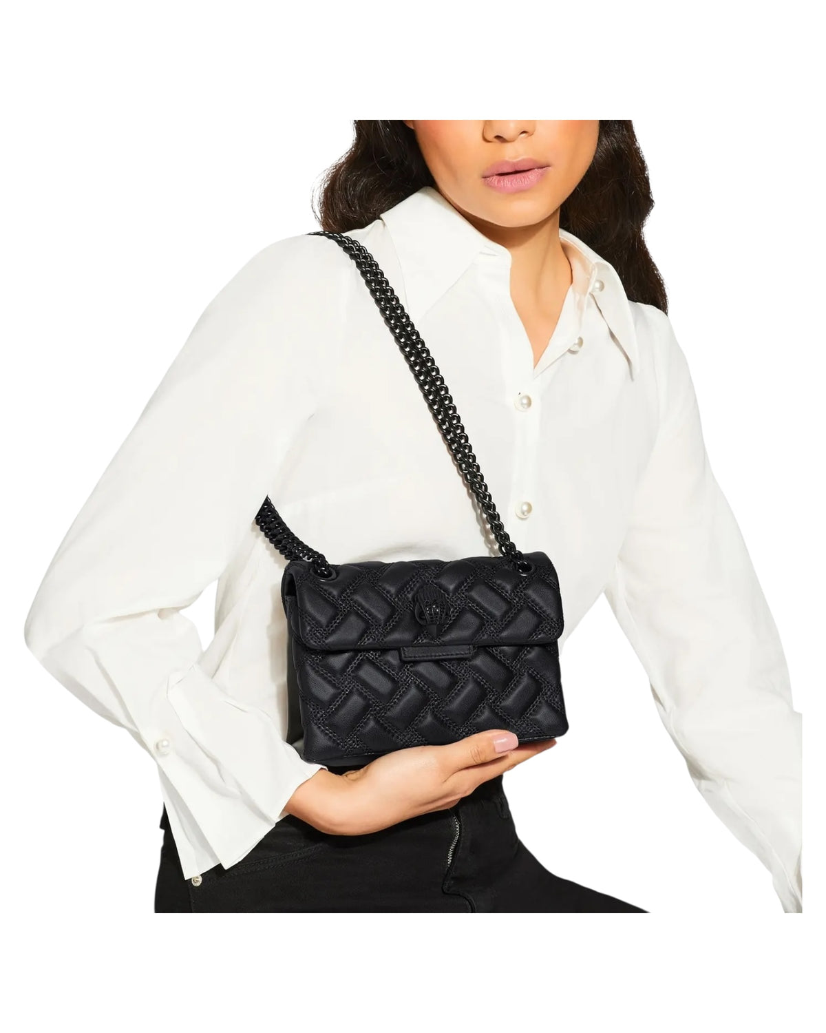 Τσαντάκι δερμάτινο MINI KENSINGTON DRENCH