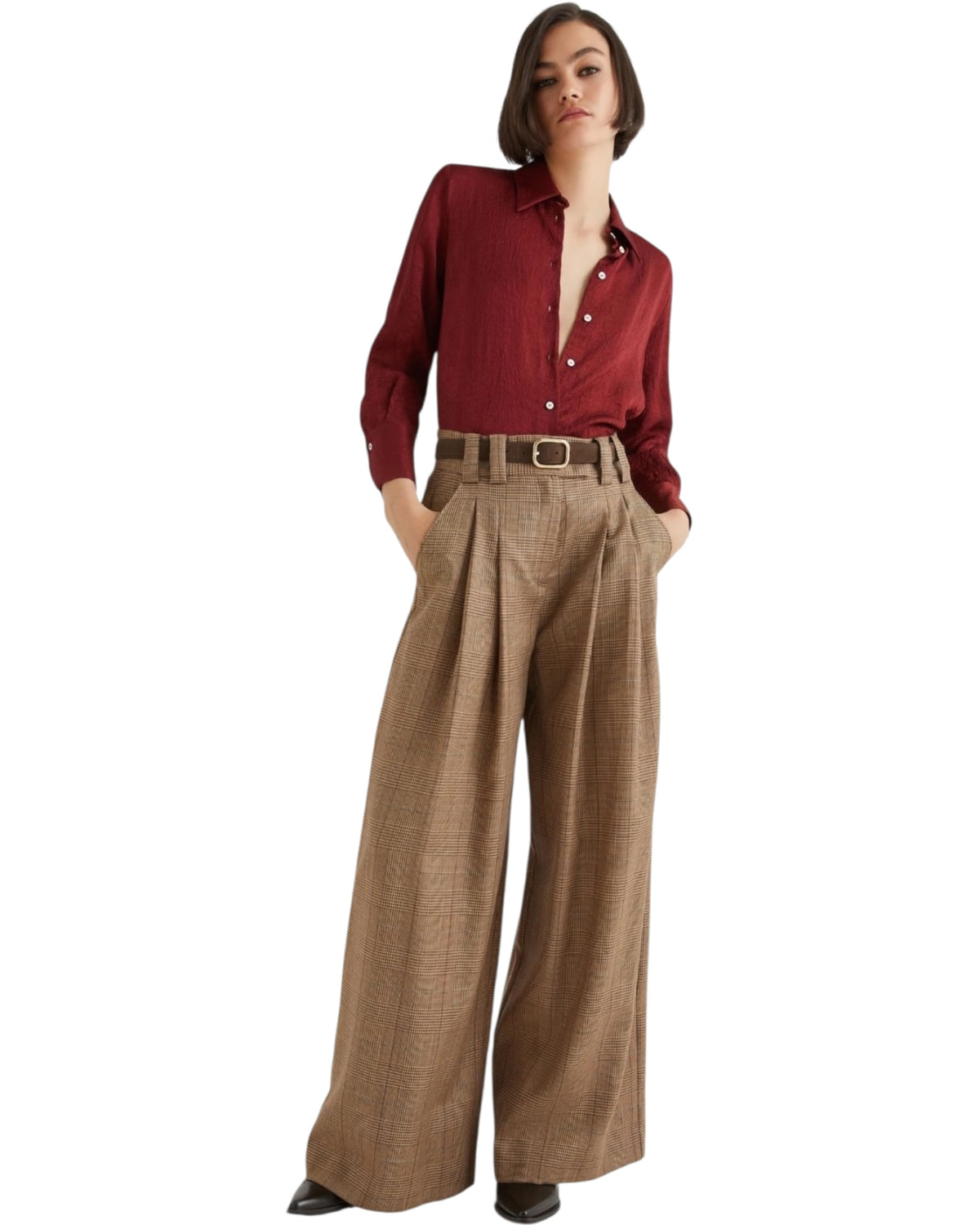 Μάλλινο παντελόνι palazzo  ULTRA