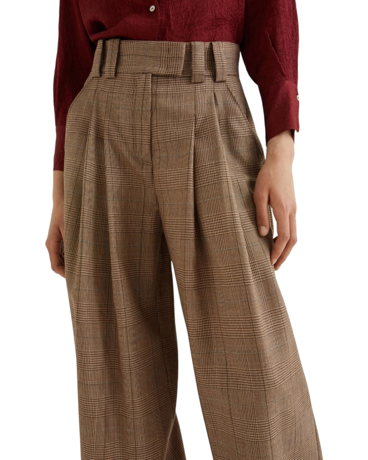 Μάλλινο παντελόνι palazzo  ULTRA