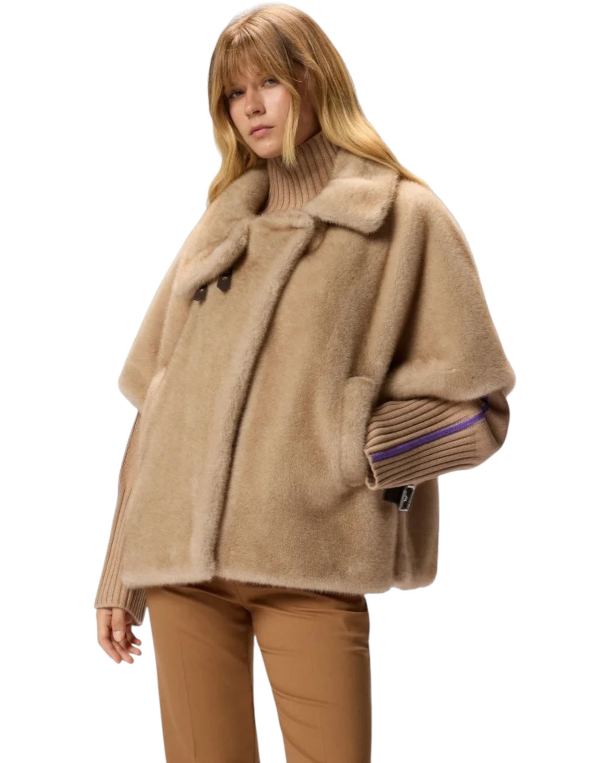 Κάπα από συνθετική γούνα COMODINO